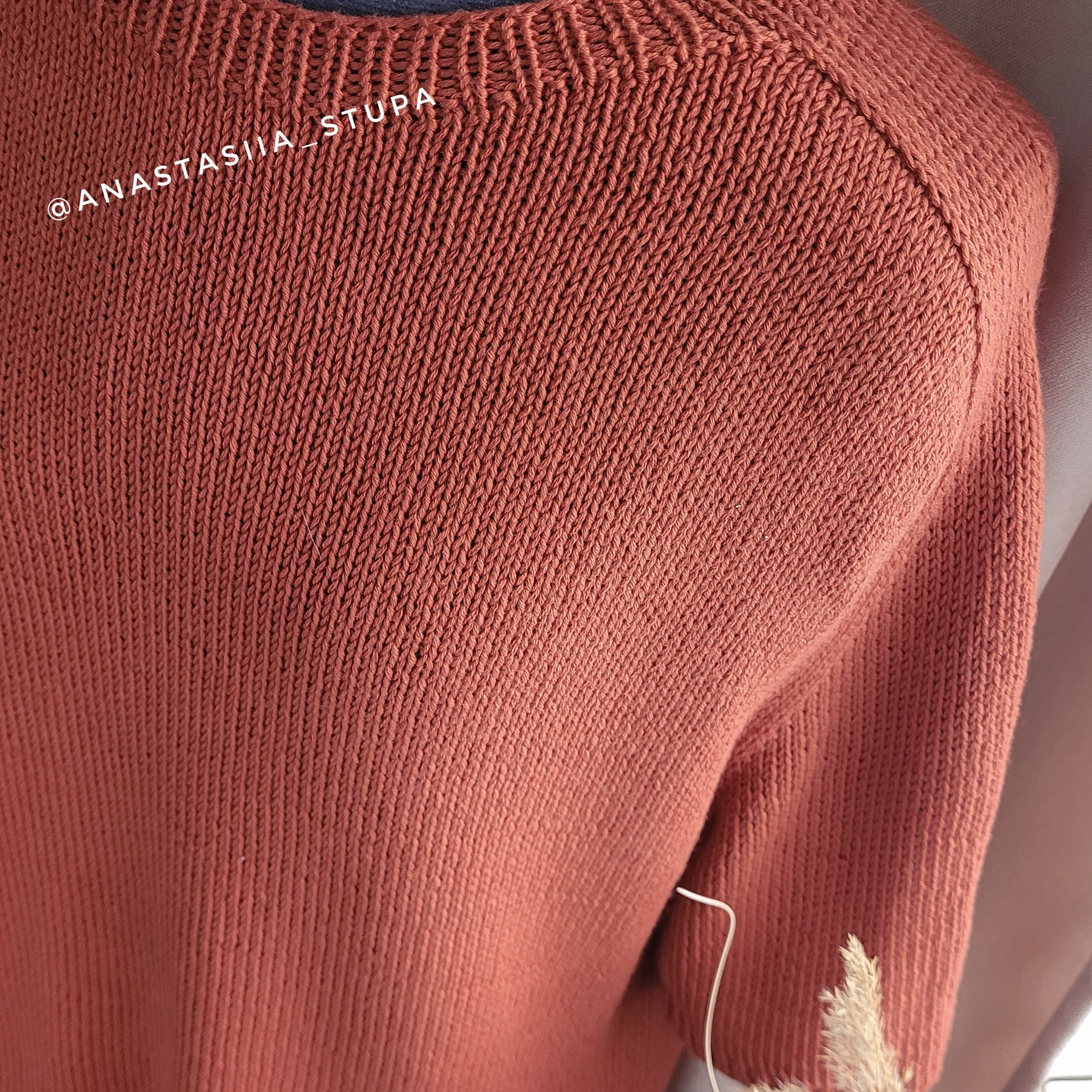 МК #джемпер_Oliviya. Вязанные изделия ручной работы на заказ