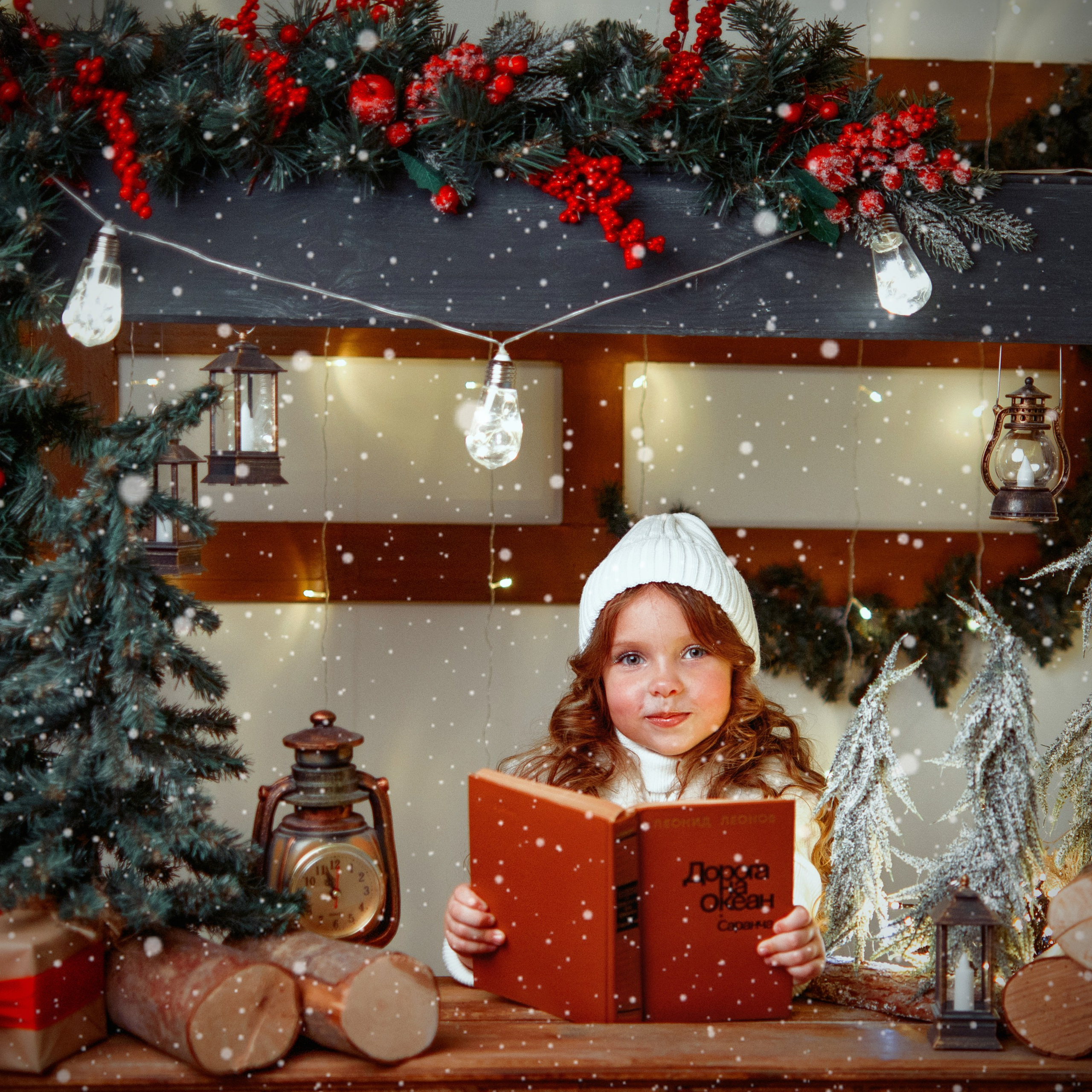 Новогодние съёмки сочи. Детский студийный фотограф Сочи