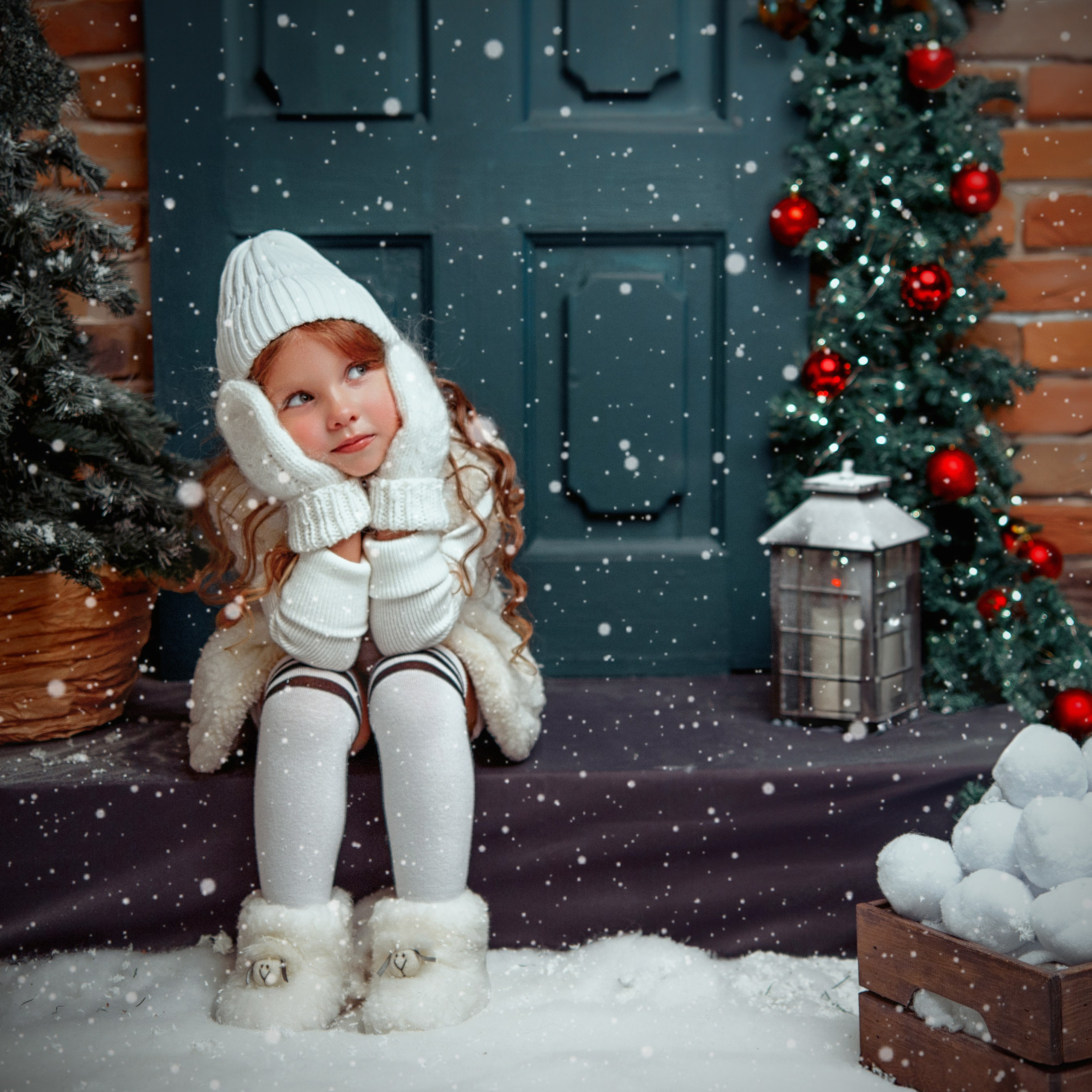 Новогодние съёмки сочи. Детский студийный фотограф Сочи