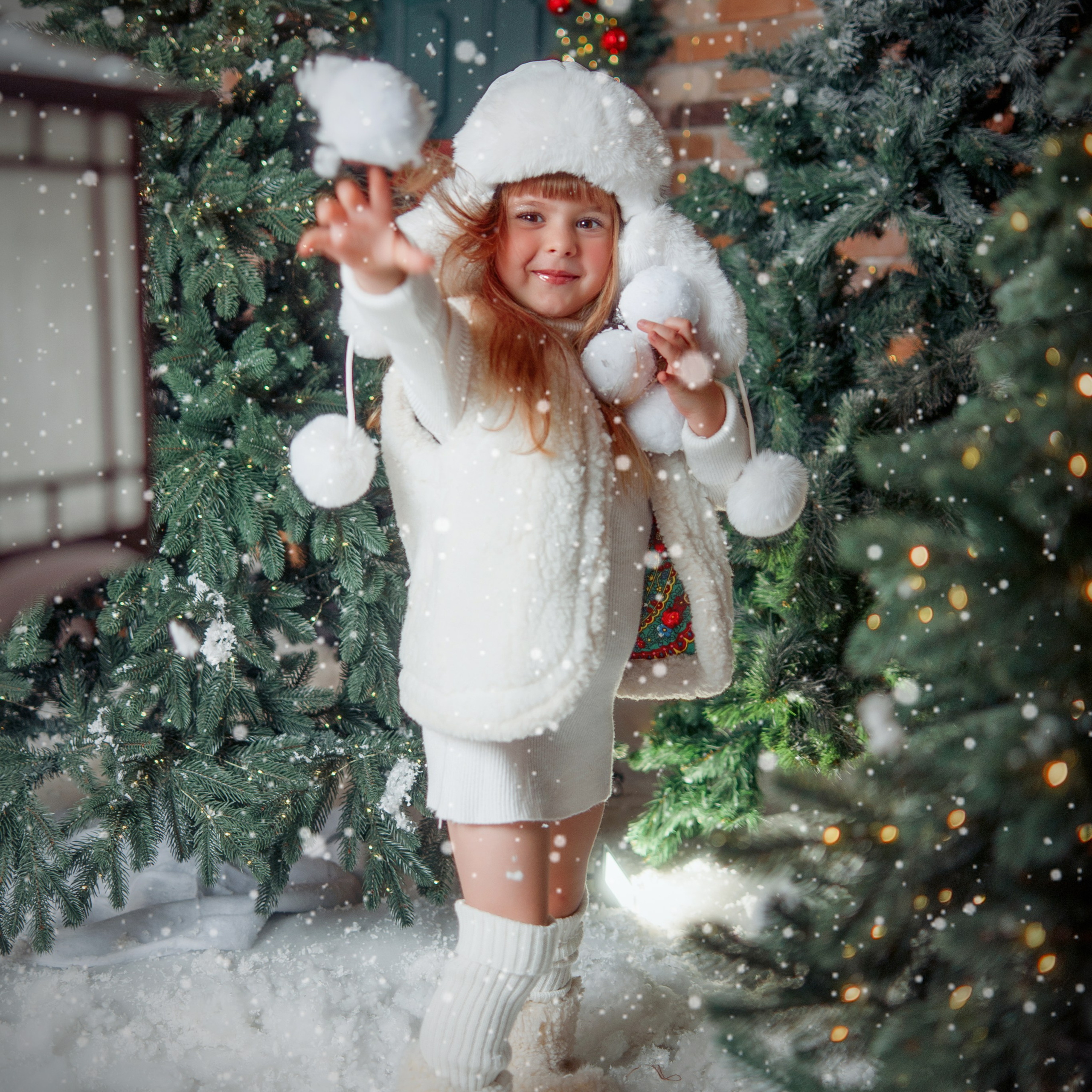Новогодние съёмки сочи. Детский студийный фотограф Сочи