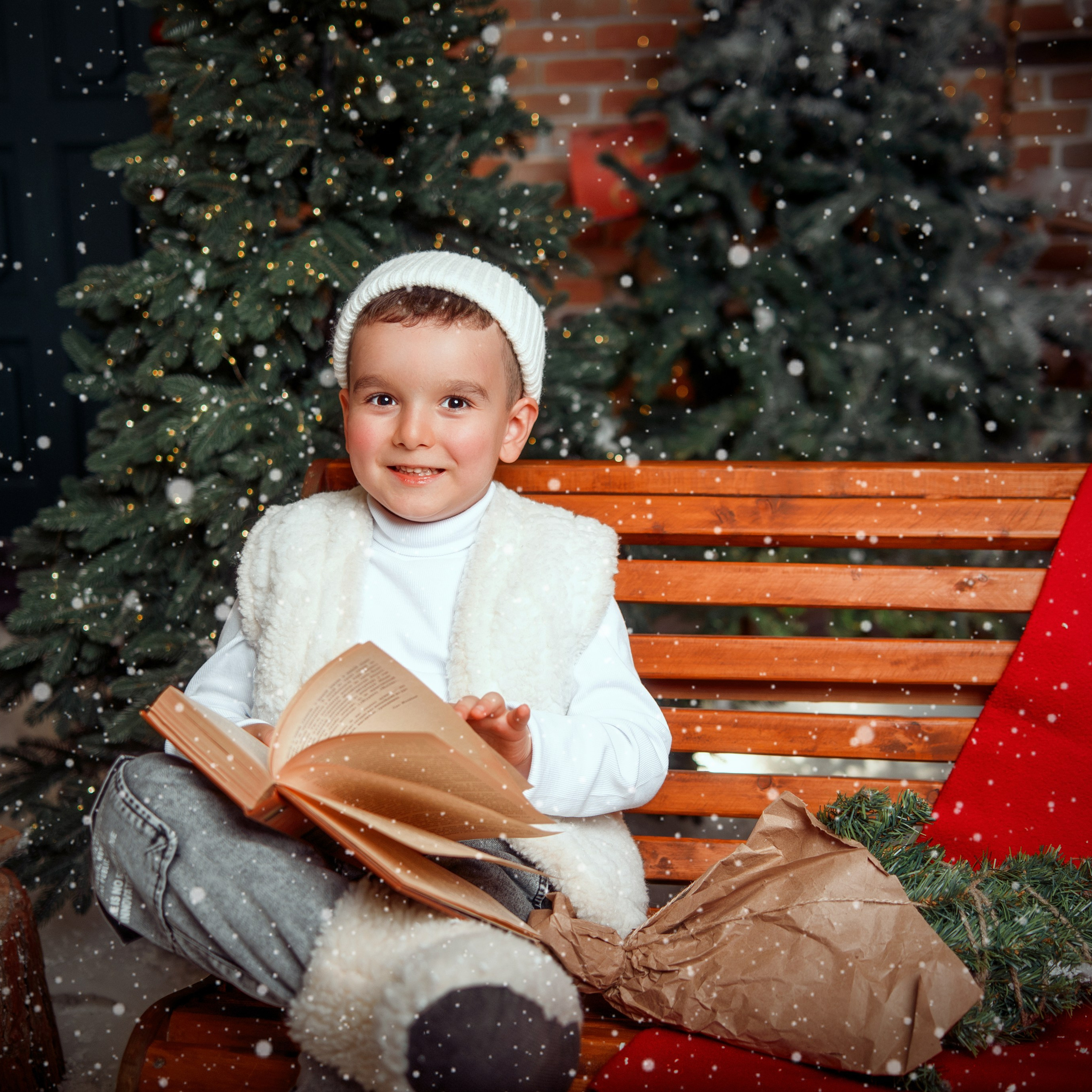 Новогодние съёмки сочи. Детский студийный фотограф Сочи