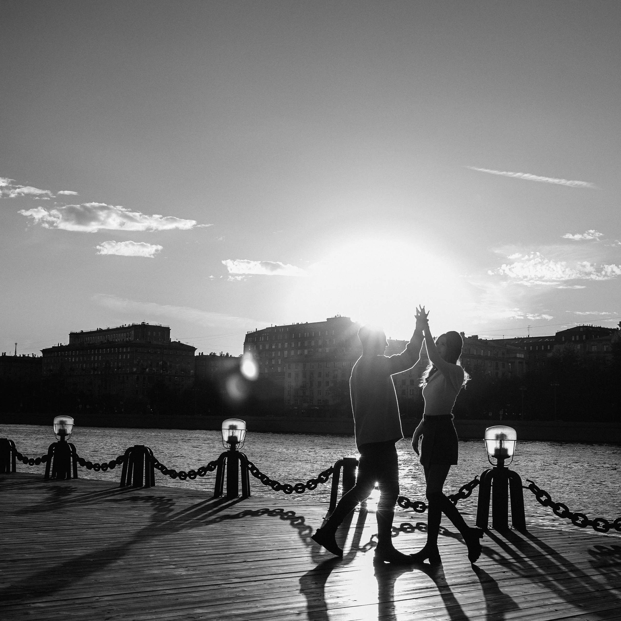 Красивая лавстори в Парке Горького для Вероники и Ивана