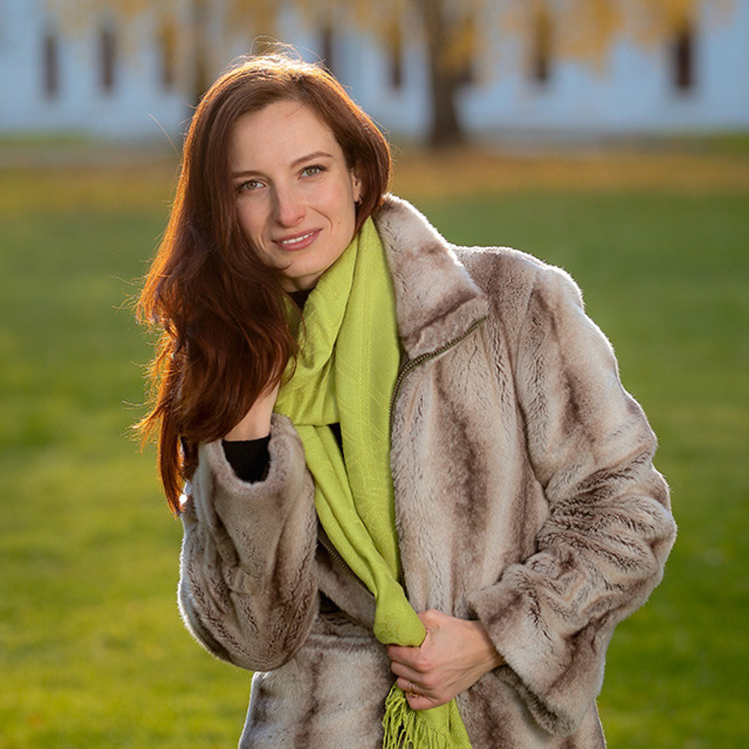 Портретная фотосъемка для блога или сайта на плэнере