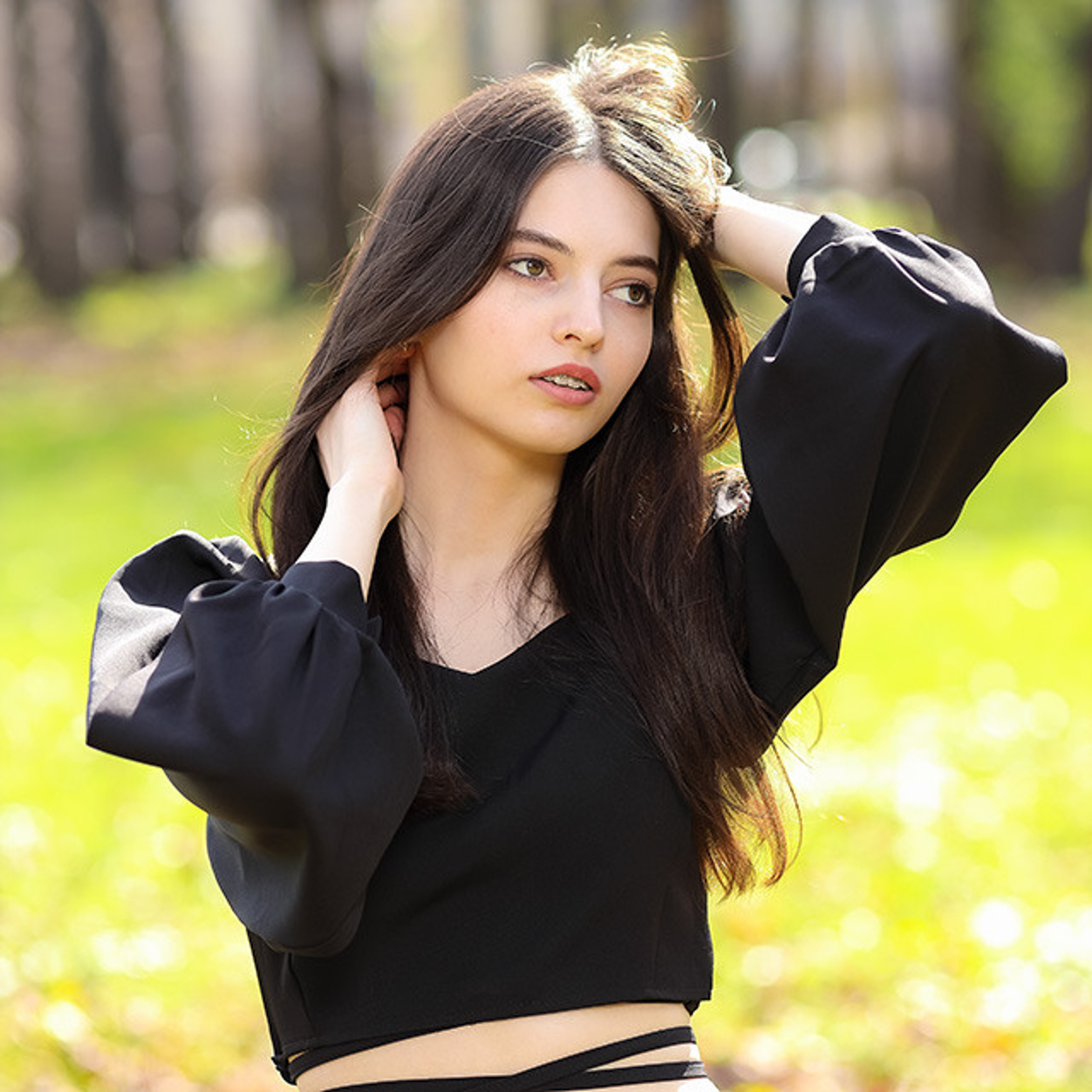 Фото девушка весна