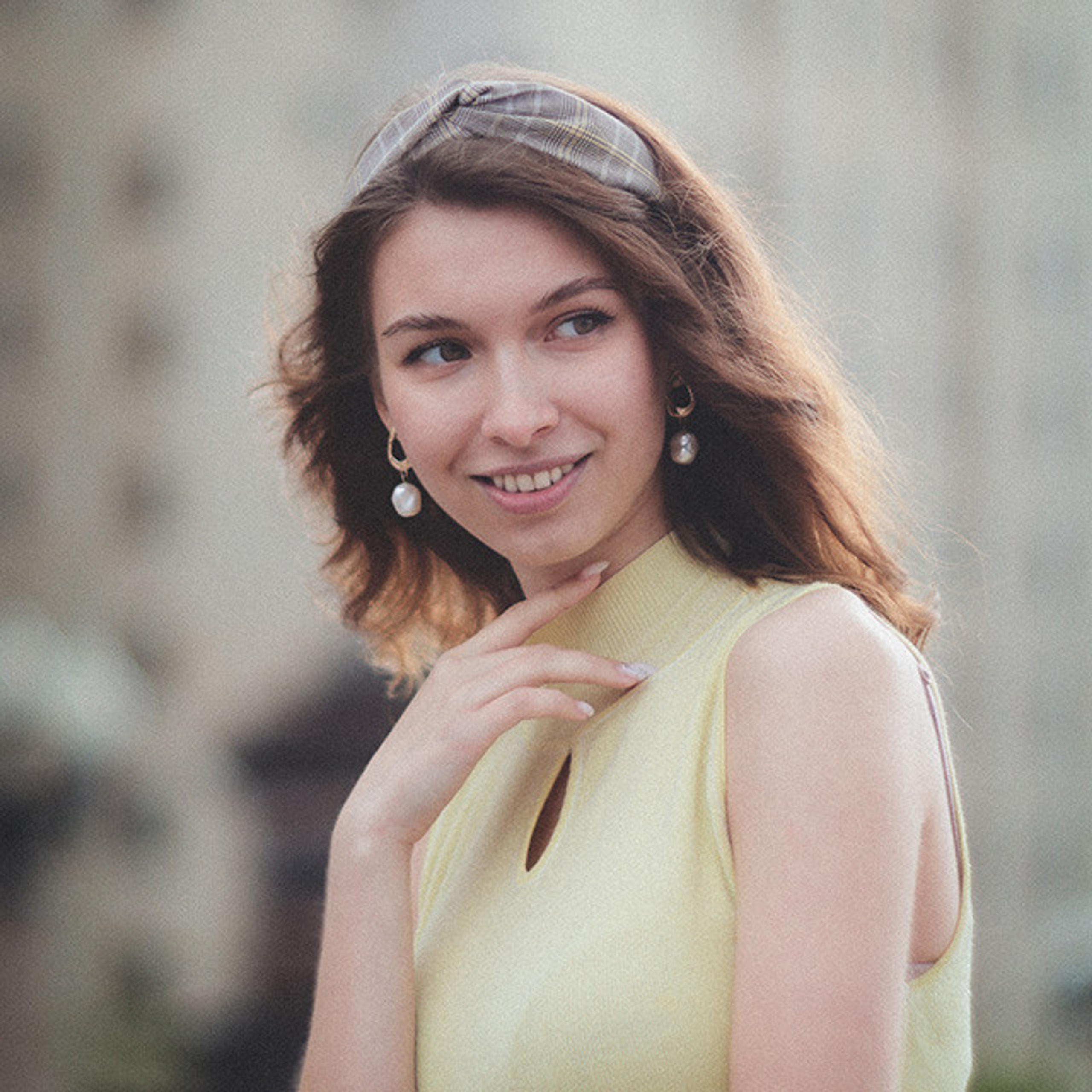 Портрет в ретро стиле на пленку