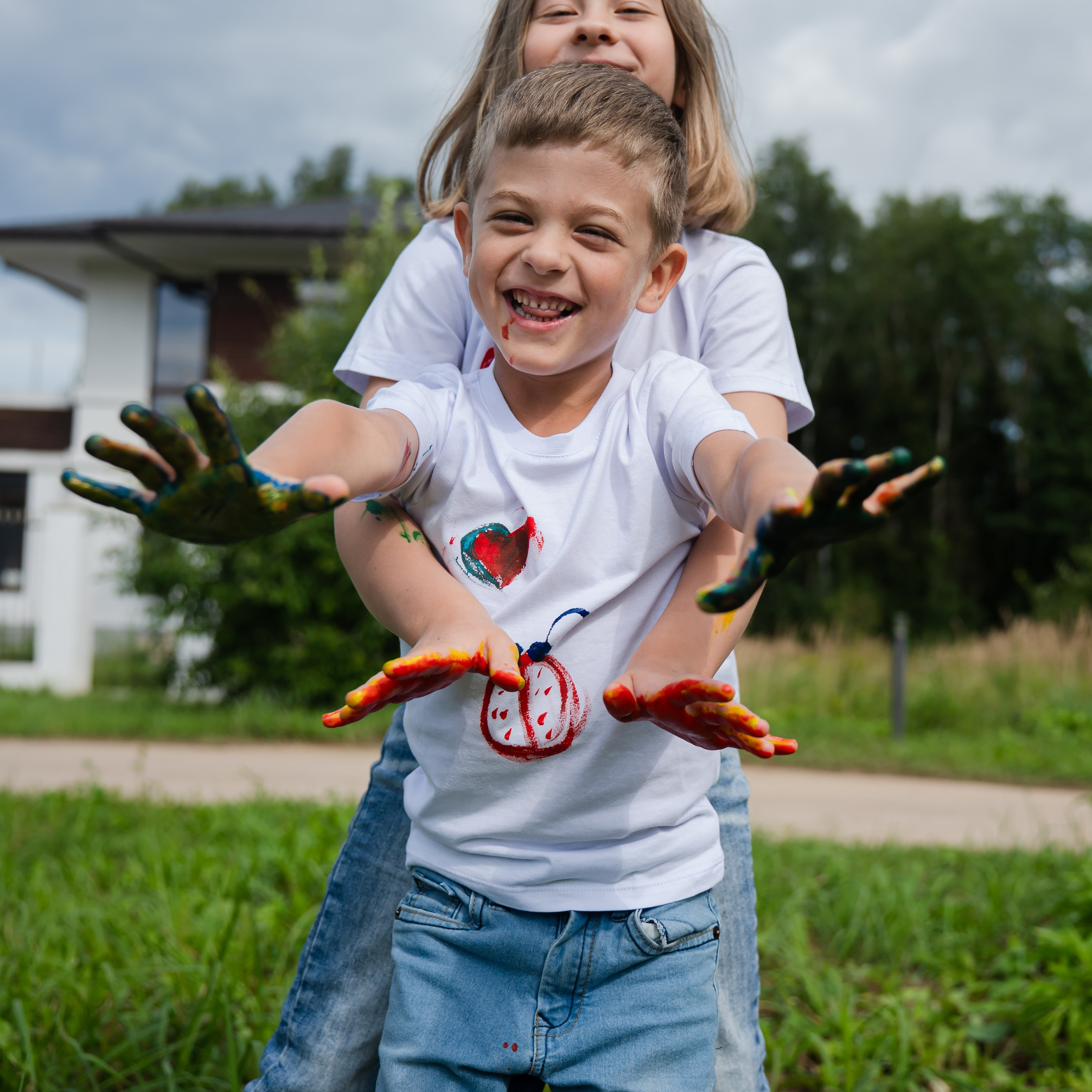 Красочная детская фотосессия