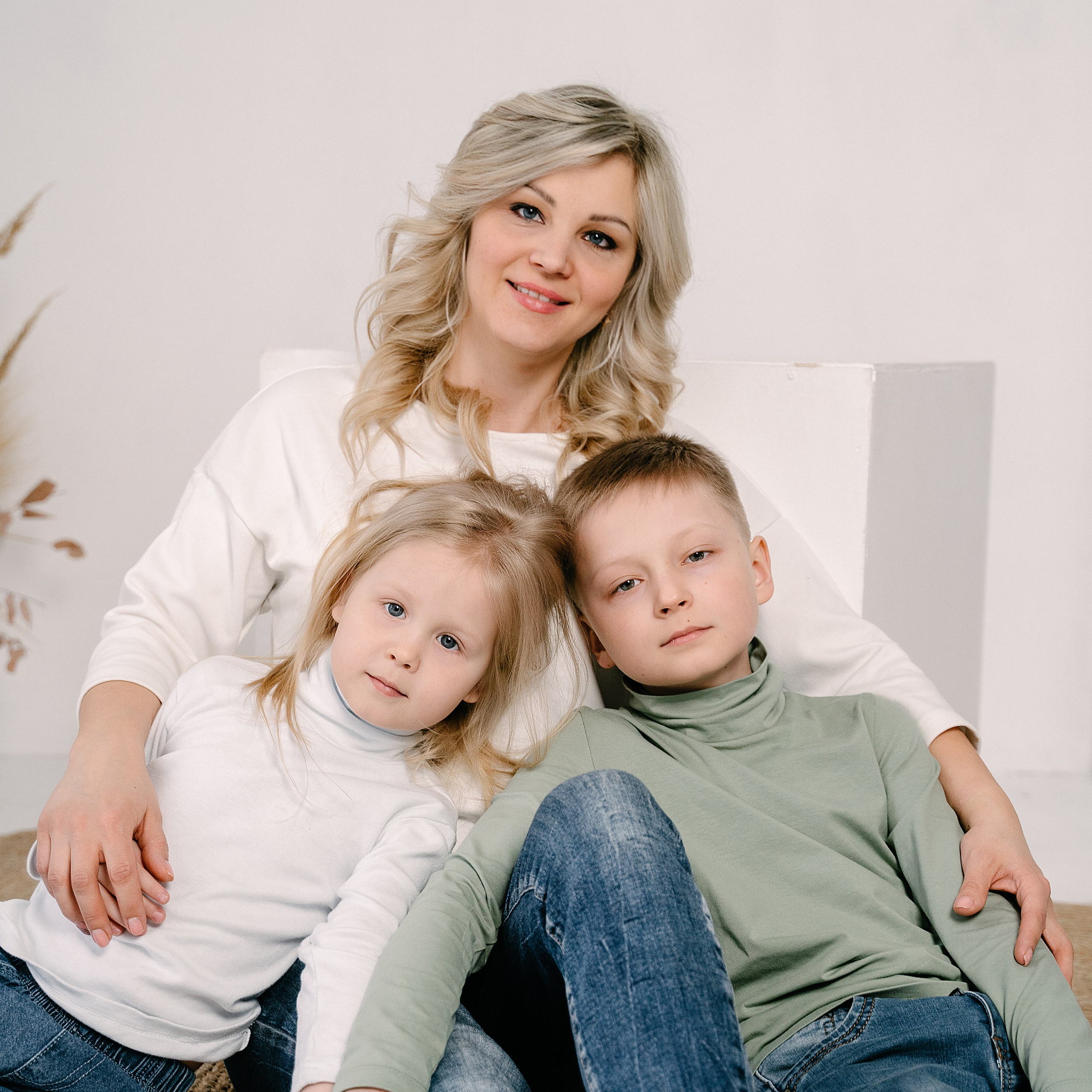 Оксана и дети