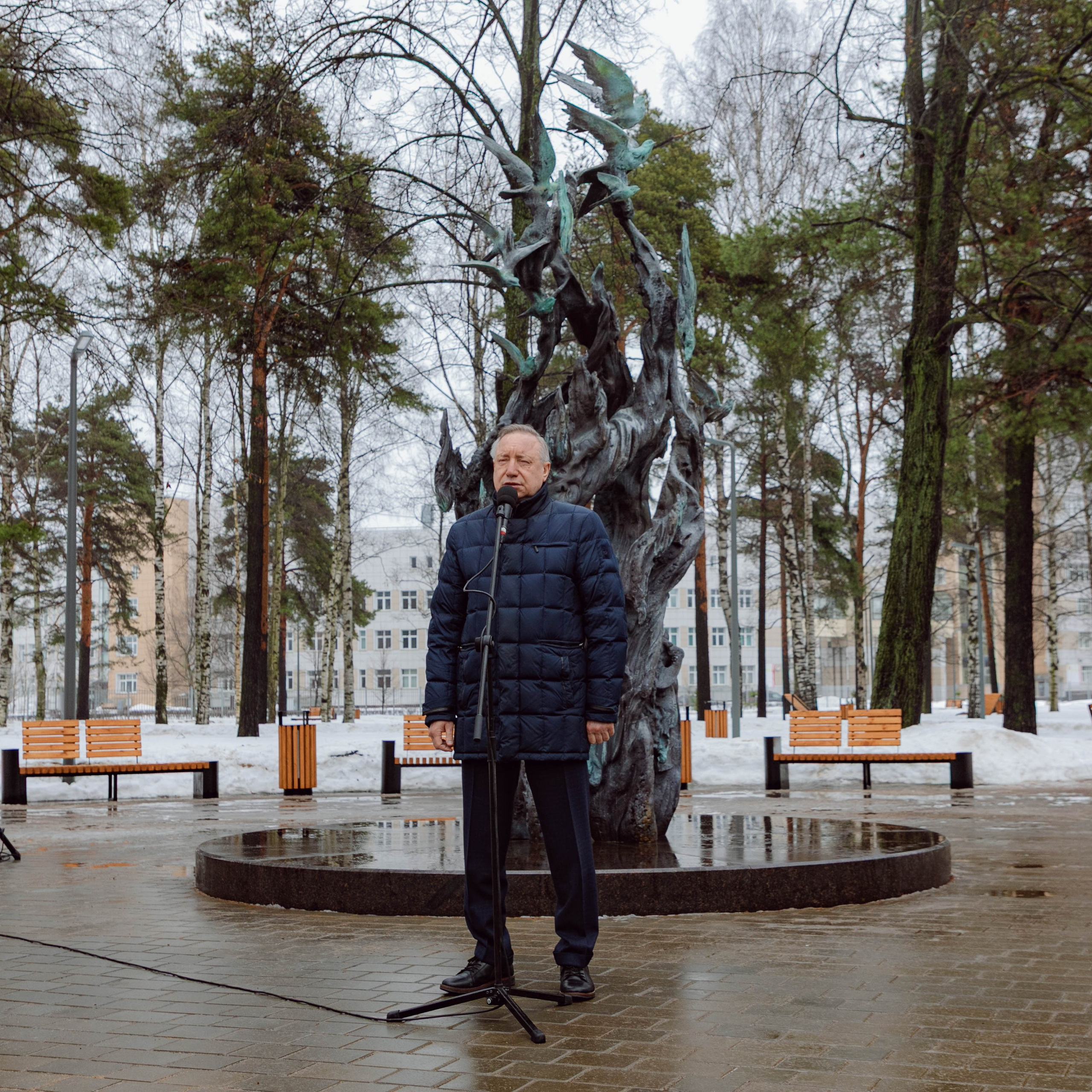 Открытие памятника «Погибшим в&nbsp;пандемию Ковид-19»