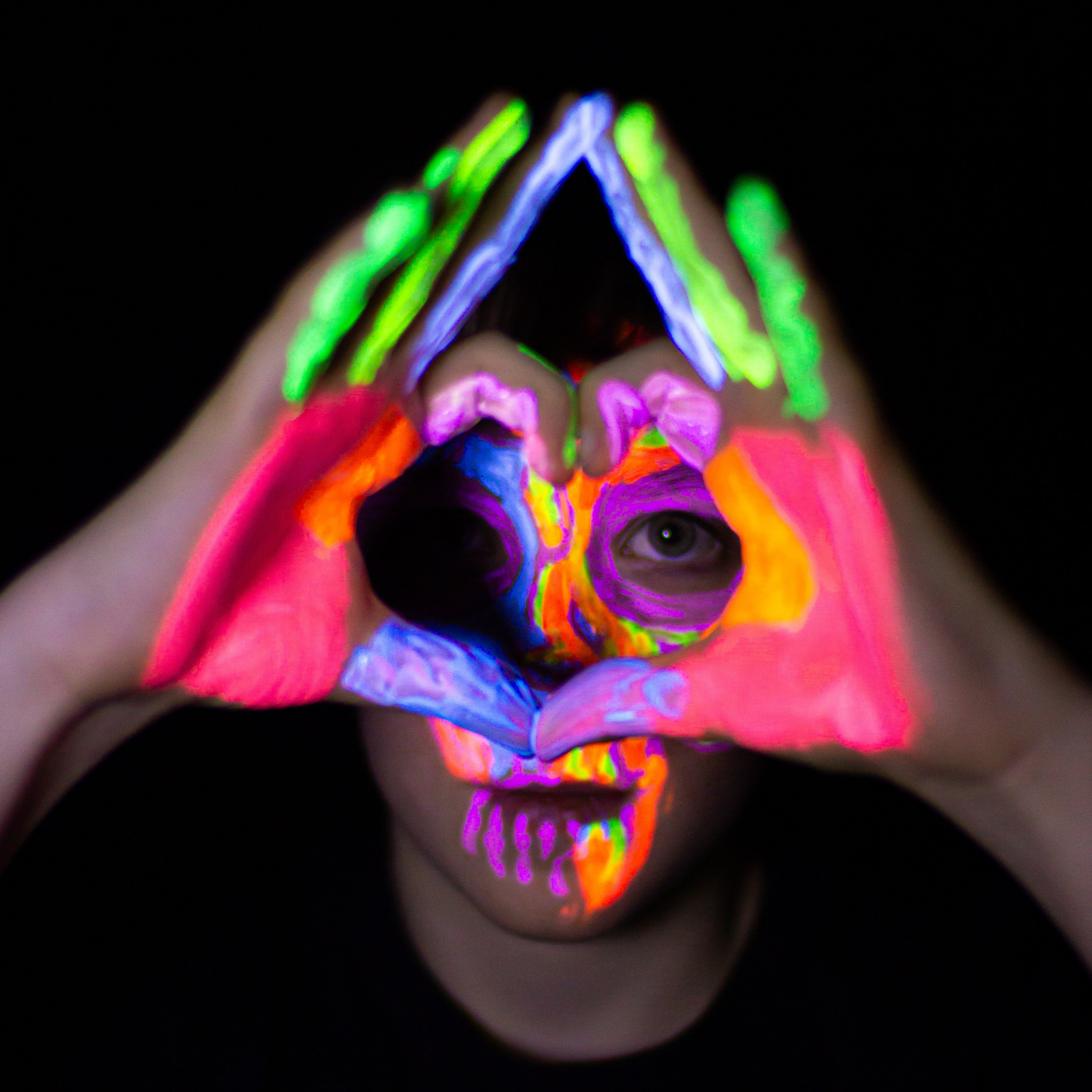 Детские съемки с красками