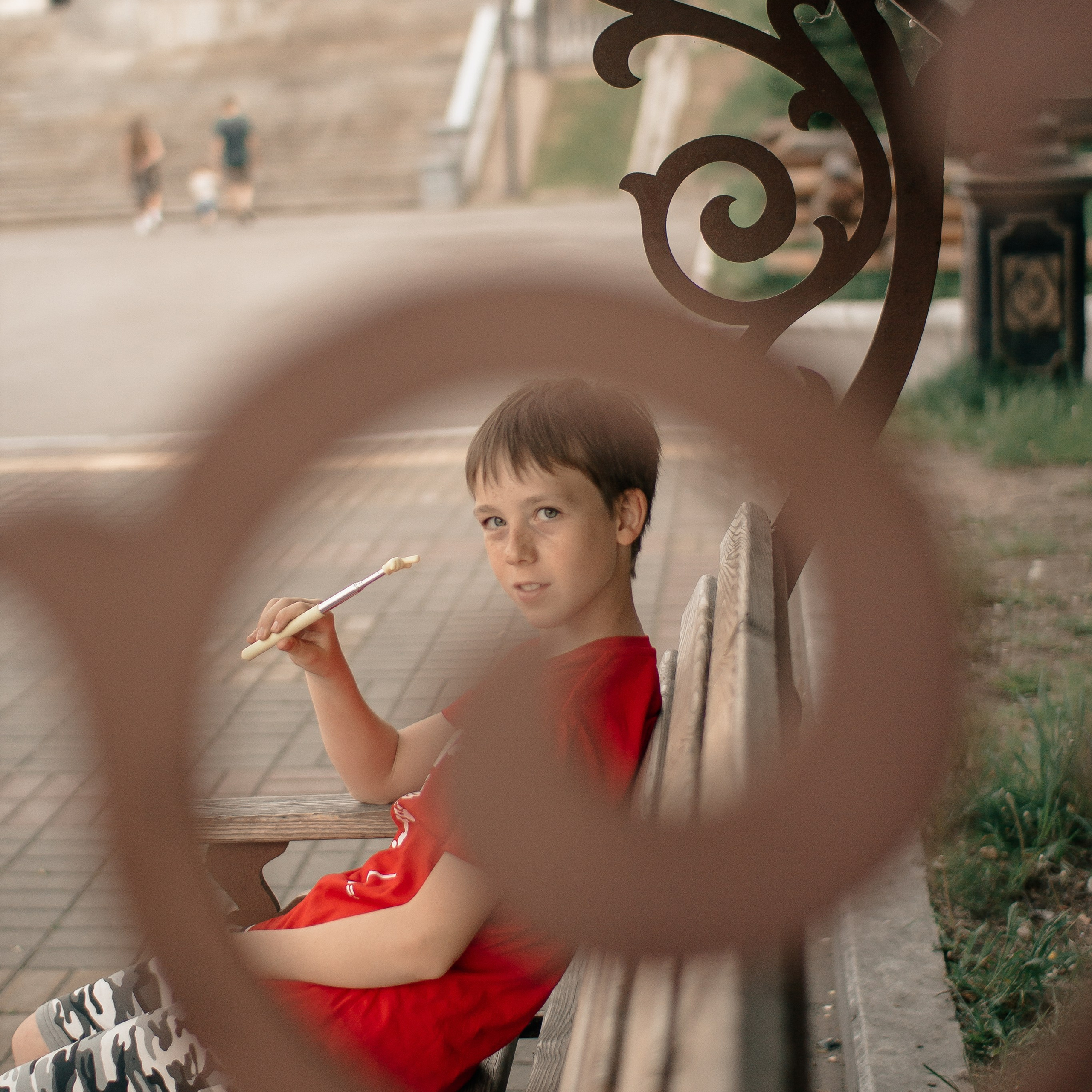 Мальчишки летом