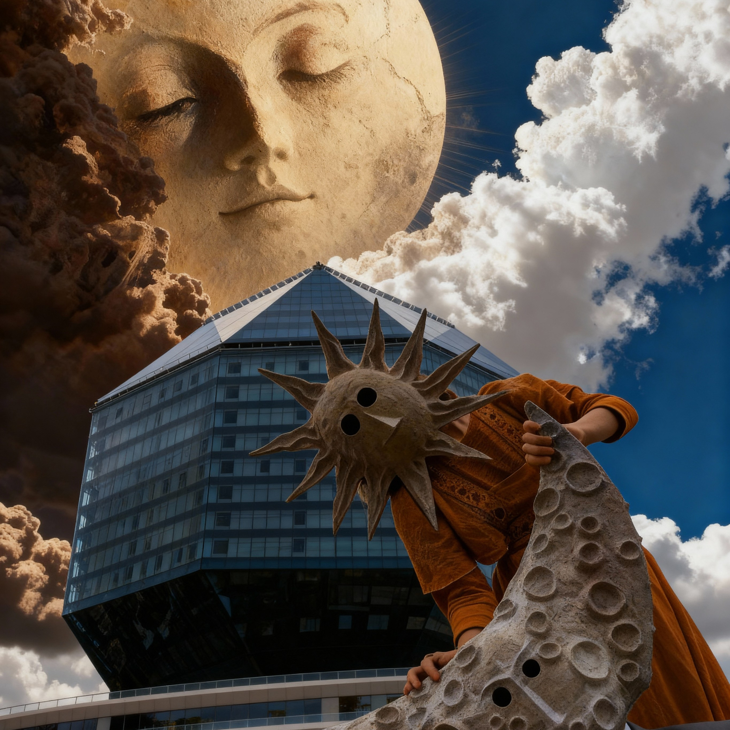 земные Солнце и Месяц