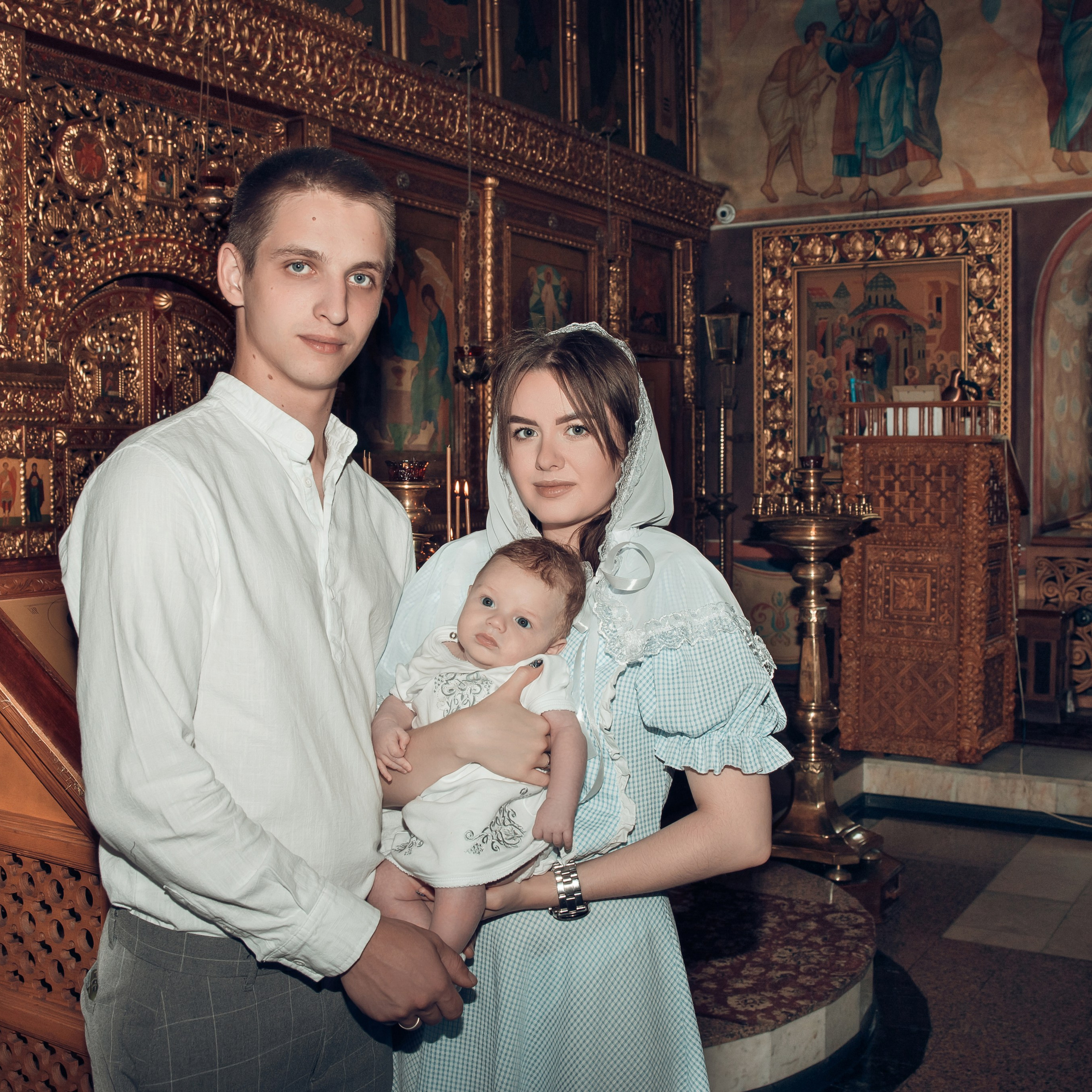 Таинство Крещения Матвея. Спасо-Преображенский храм (Спаса на Яру).