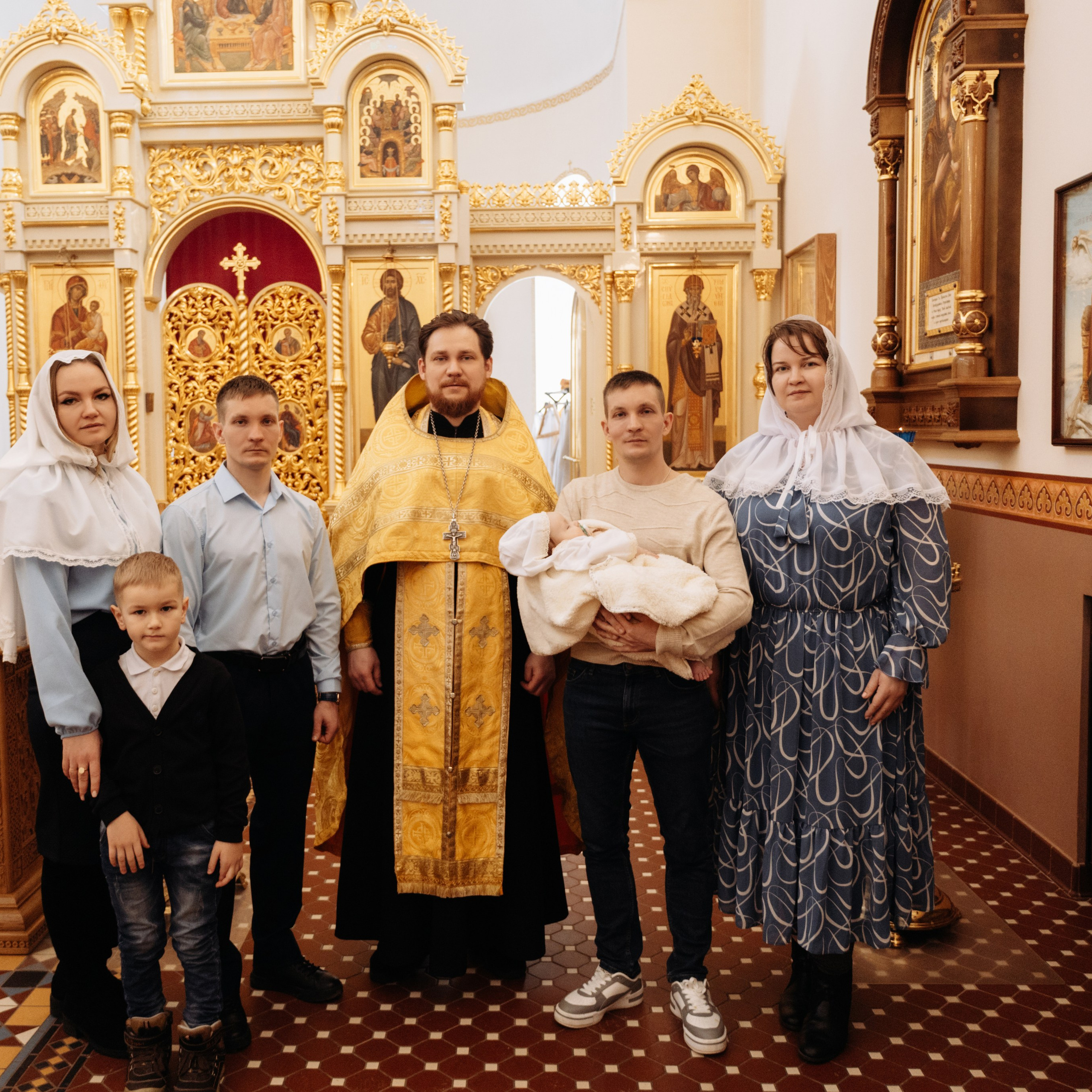 Таинство Крещения в Храме иконы Божией Матери Скоропослушницы