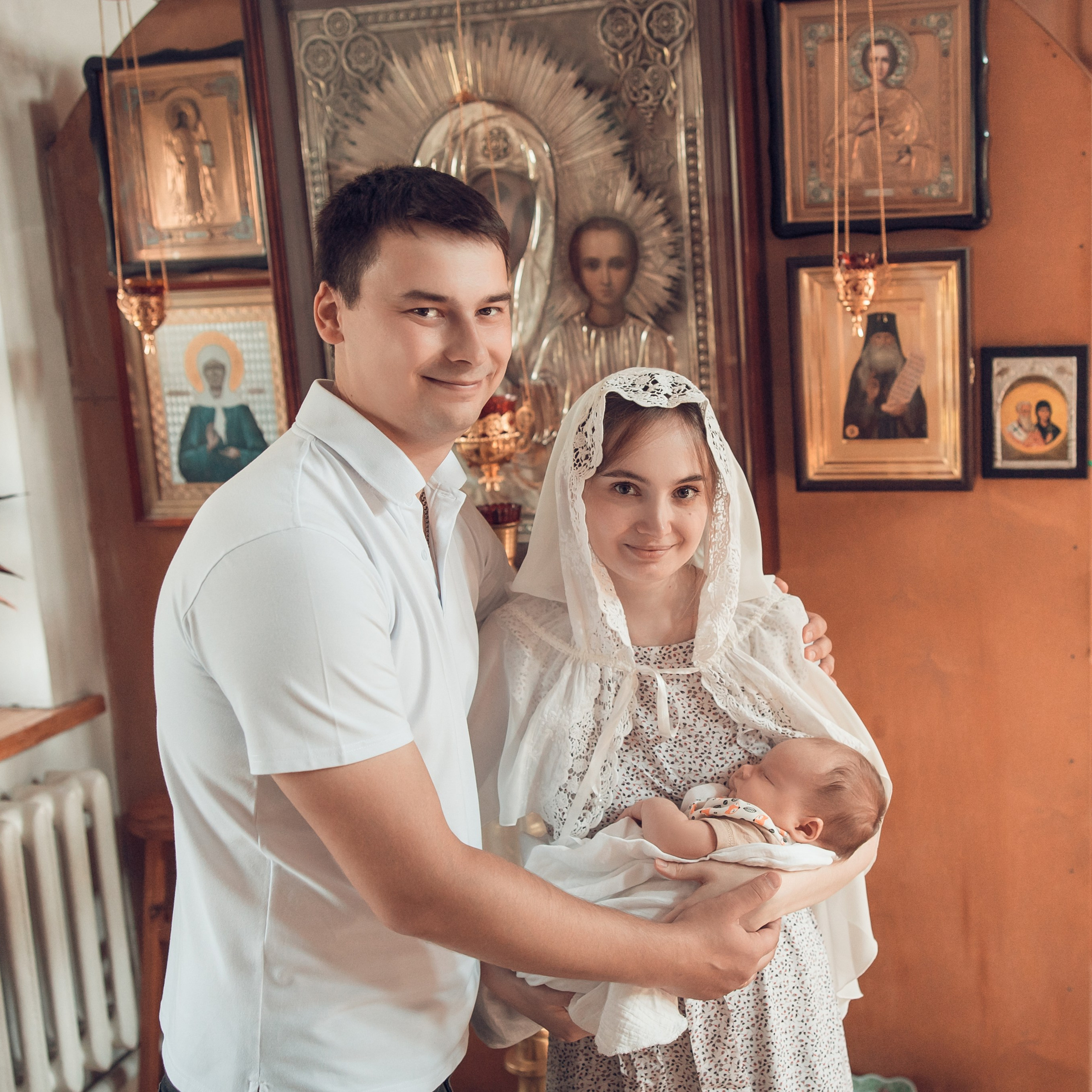 Таинство Крещения Анатолия. Церковь Троицы Живоначальной в Мурмино