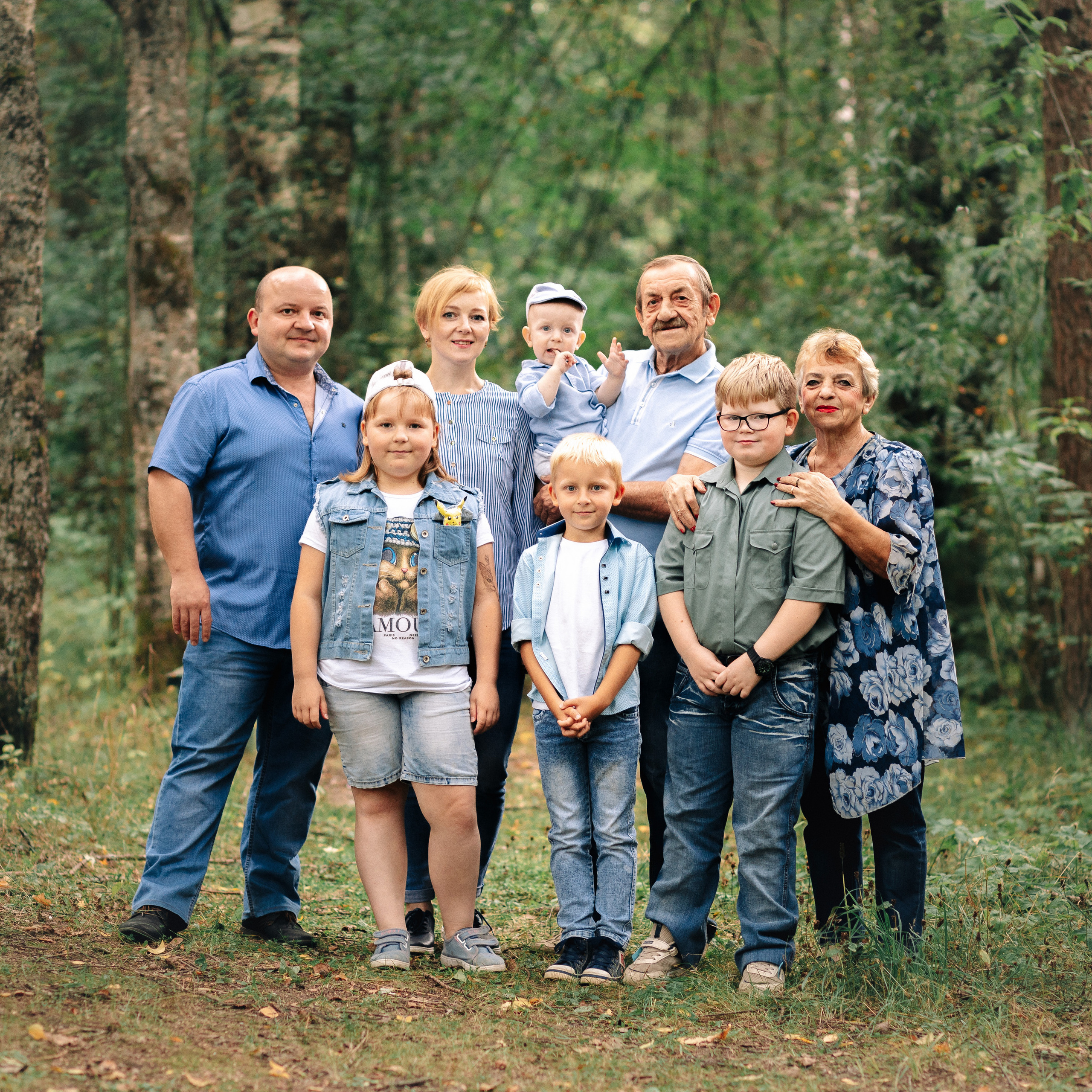Семейная фотосессия на природе
