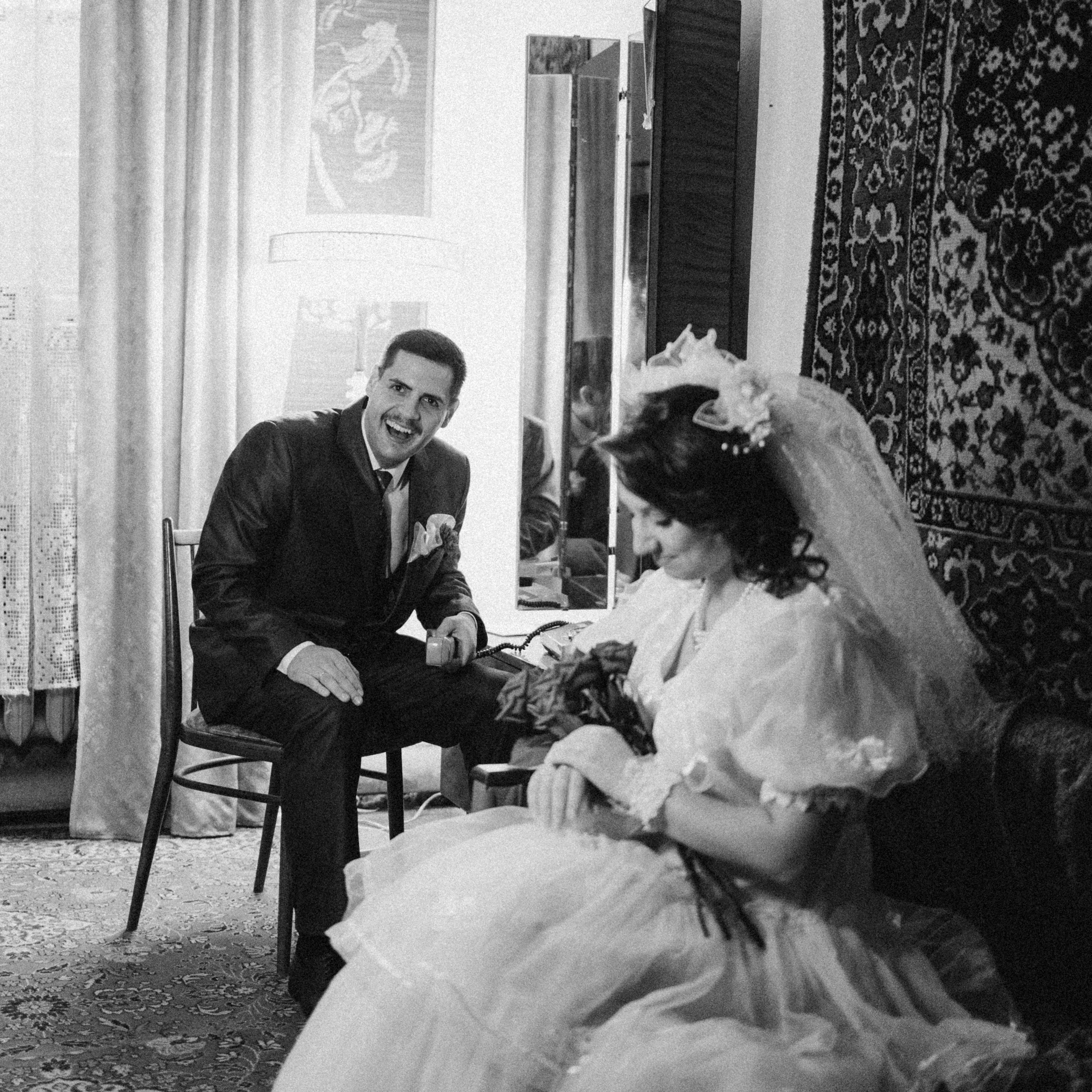 Советская свадьба. Семейный свадебный фотограф Семен Егоров