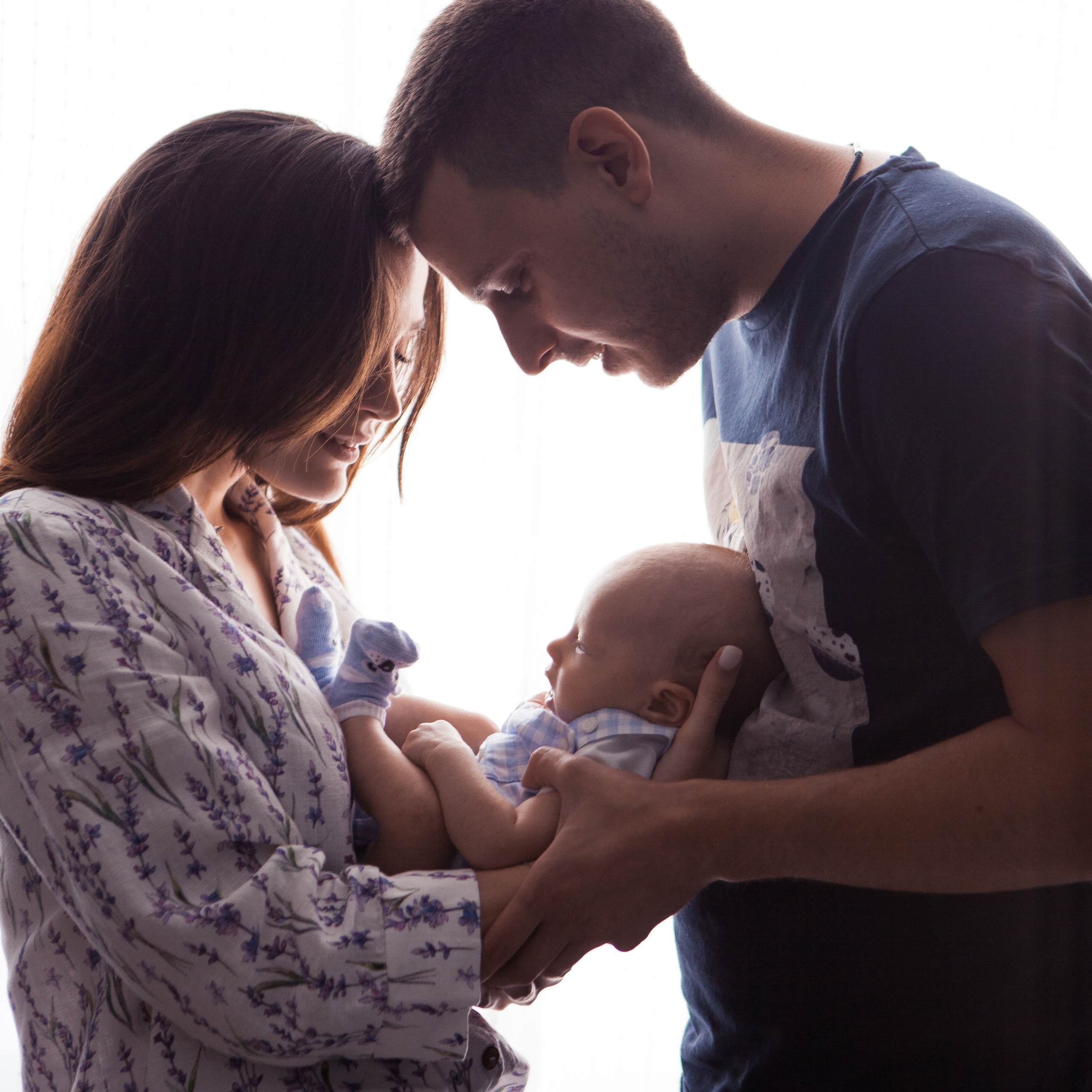 Артём, Женя и малыш Ваня