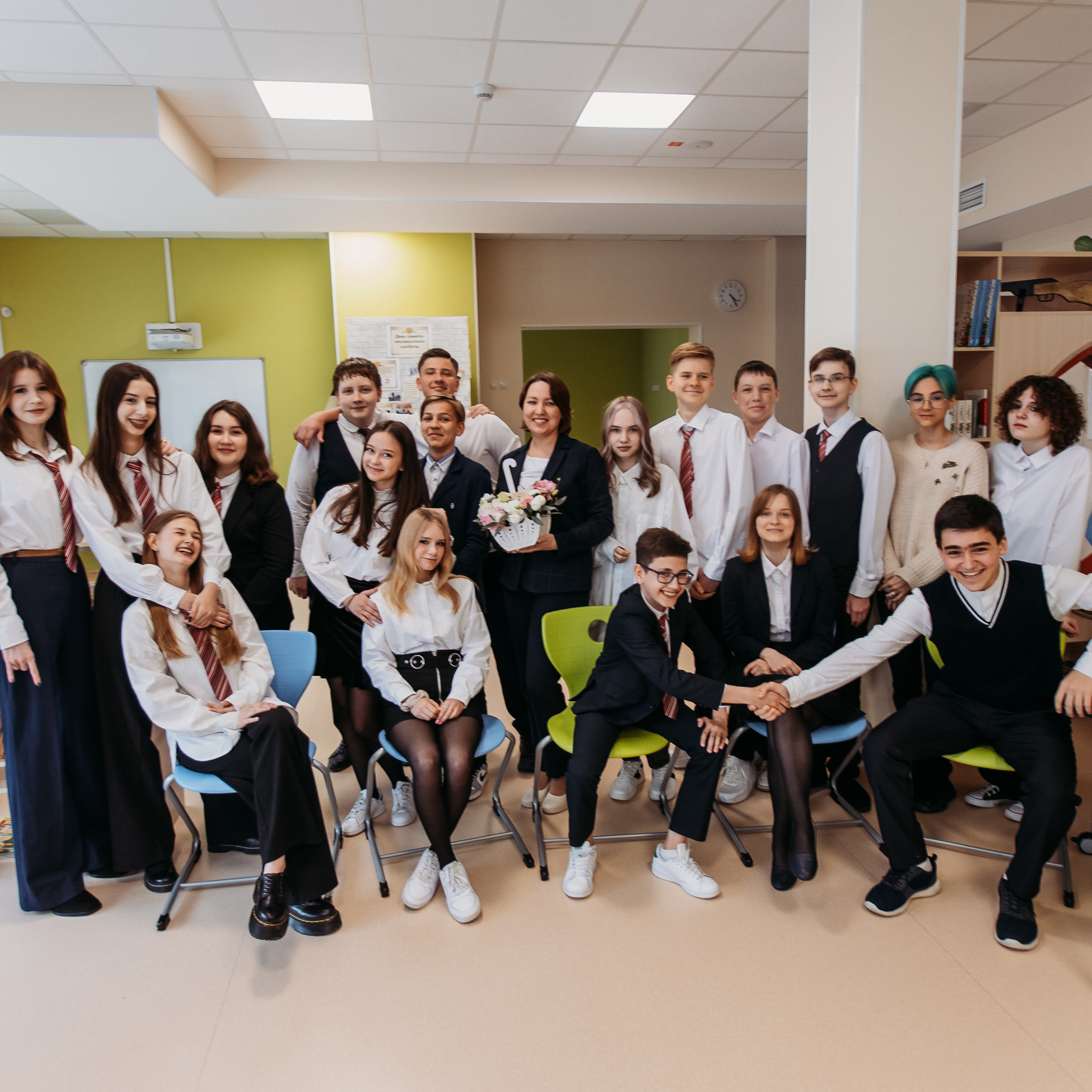 8 класс в библиотеке