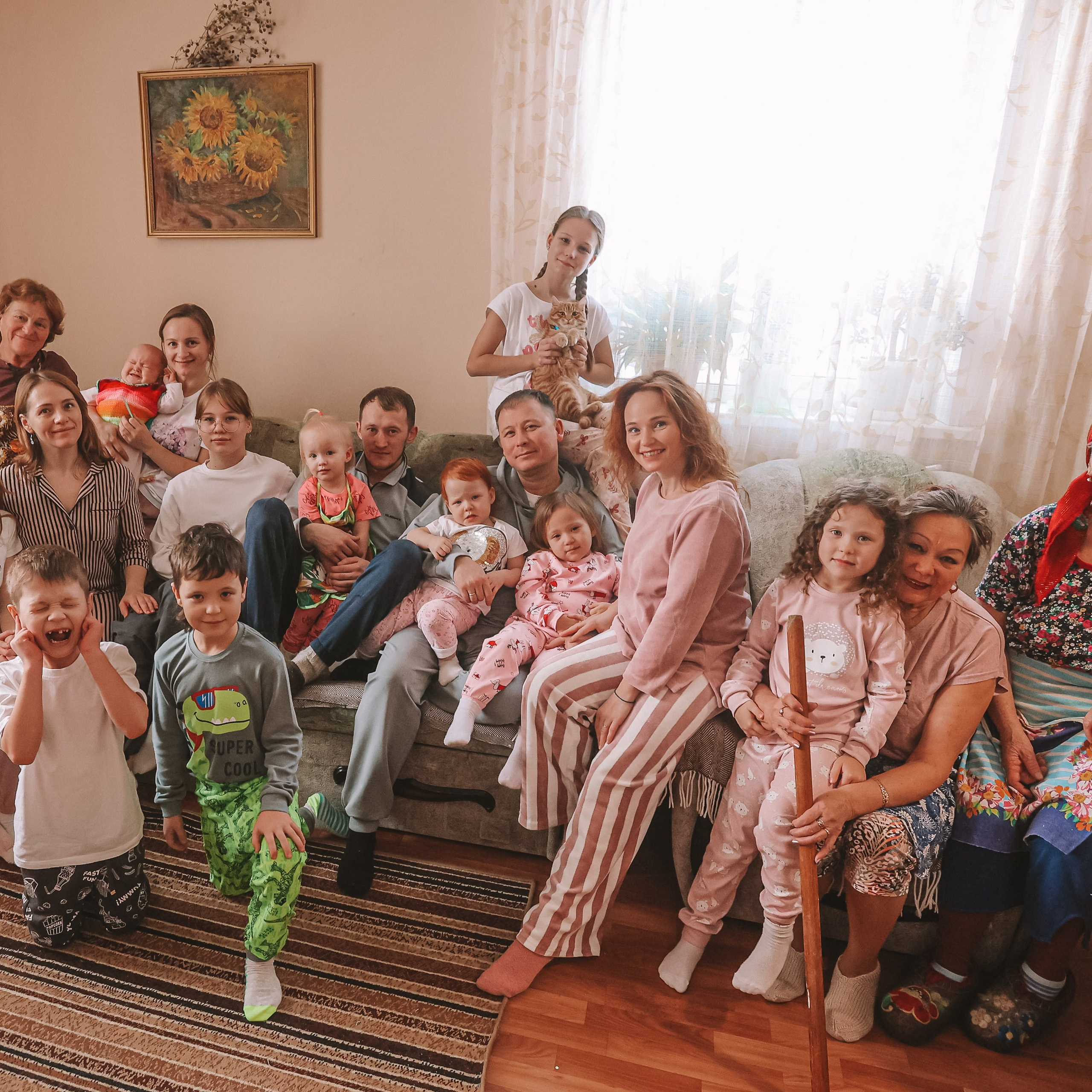 большая семья репортаж