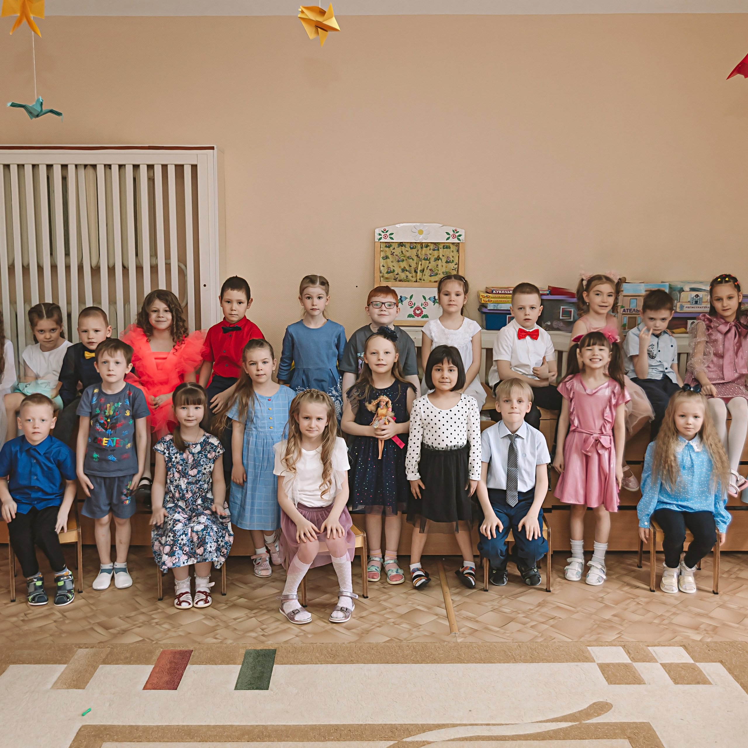 съемка для одинаковых фотокниг садик