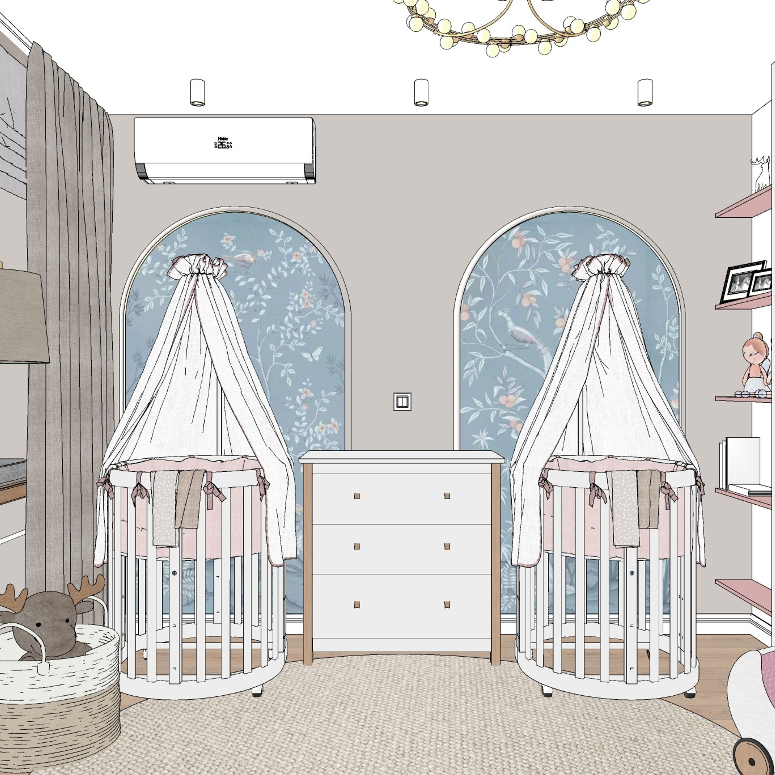 Детская для двойни