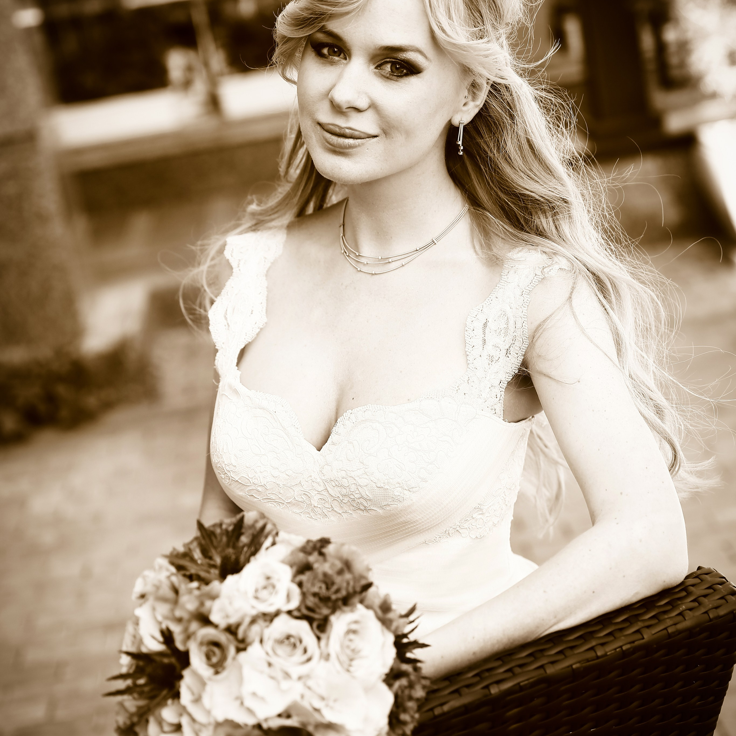 Свадьба Татьяны и Владимира: летняя фотосессия в Подмосковье