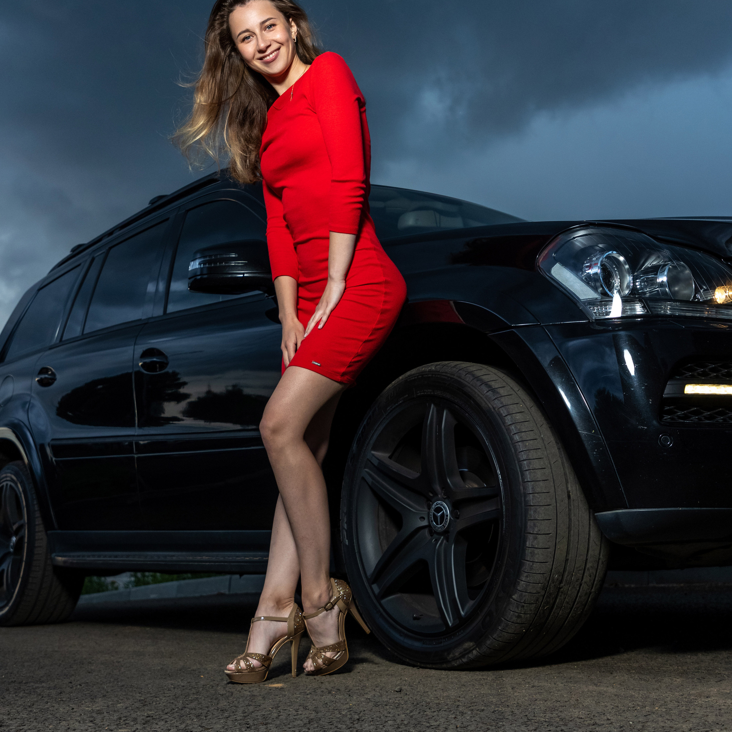 Фотосессия для Ксении перед грозой