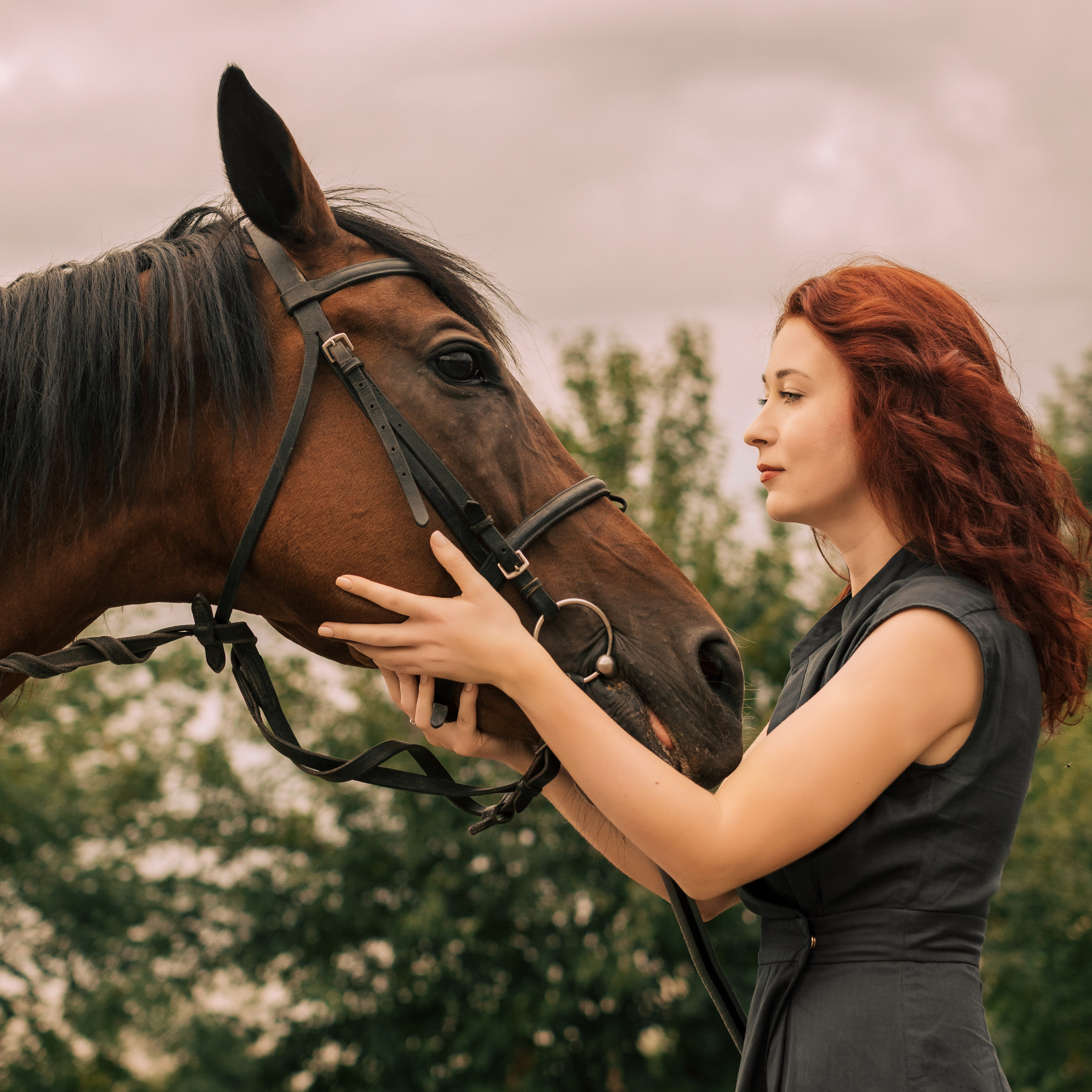 Фотосессия девушка и&nbsp;лошадь