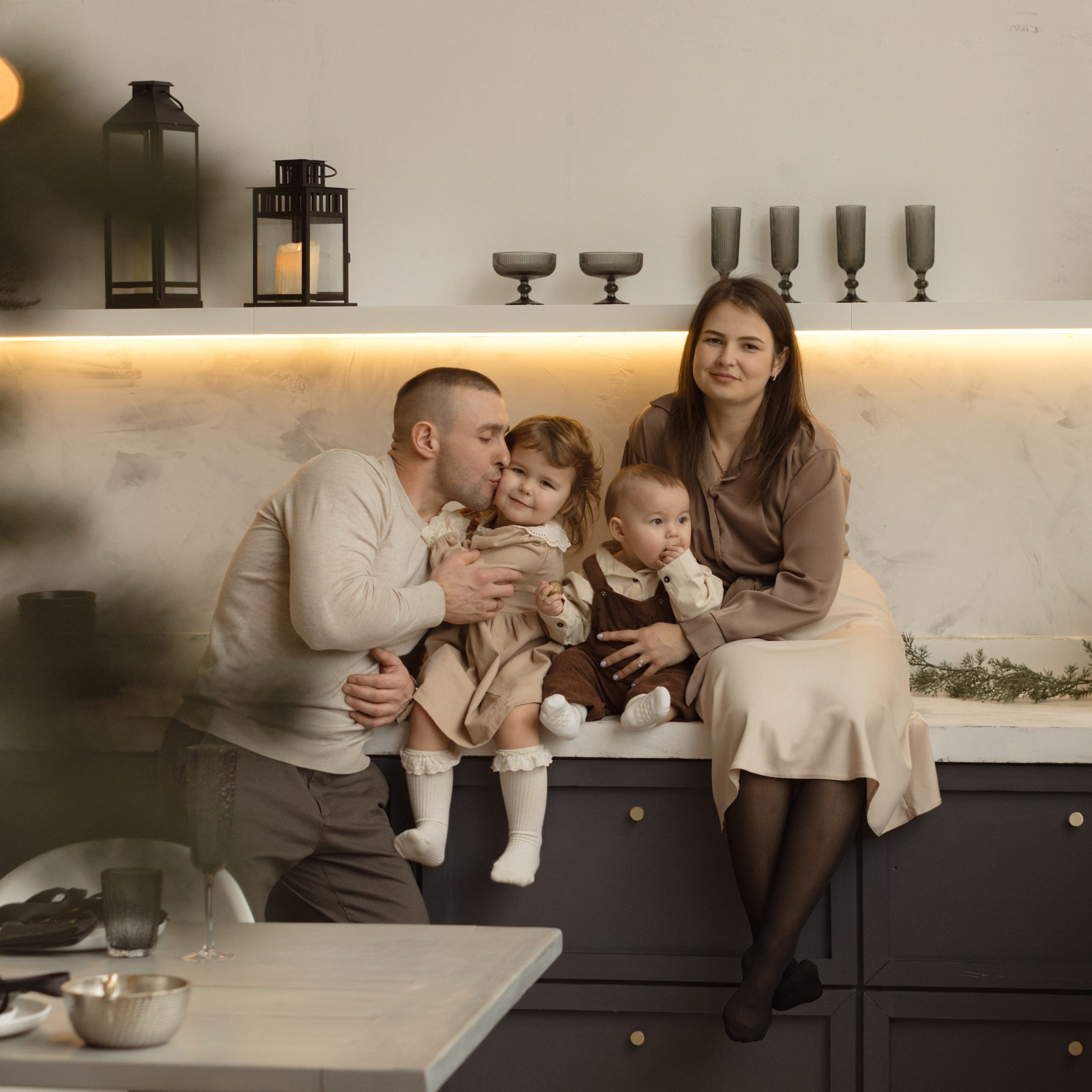 Новогодняя съемка в Мун (зал Семейный)