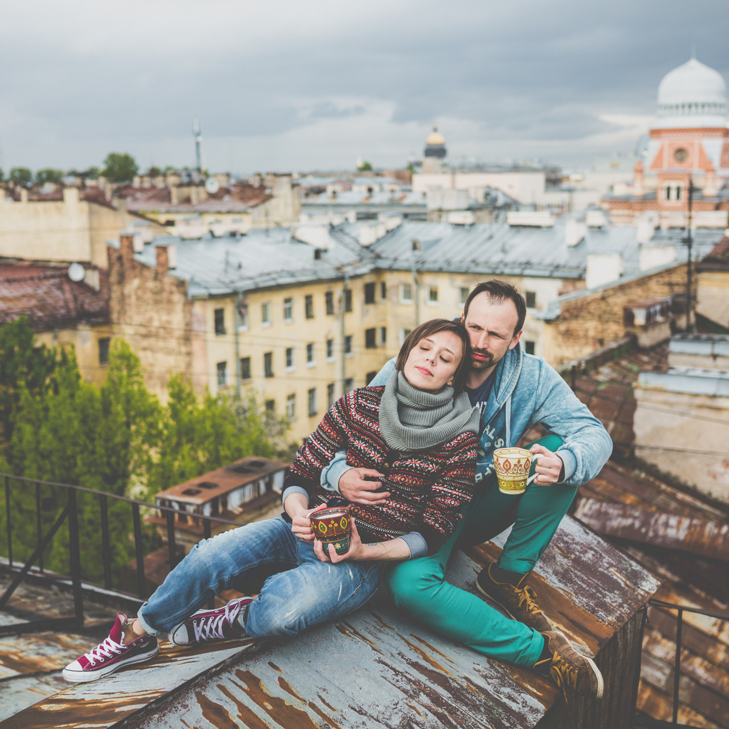 Катя и Леша, Санкт-Петербург, Россия
