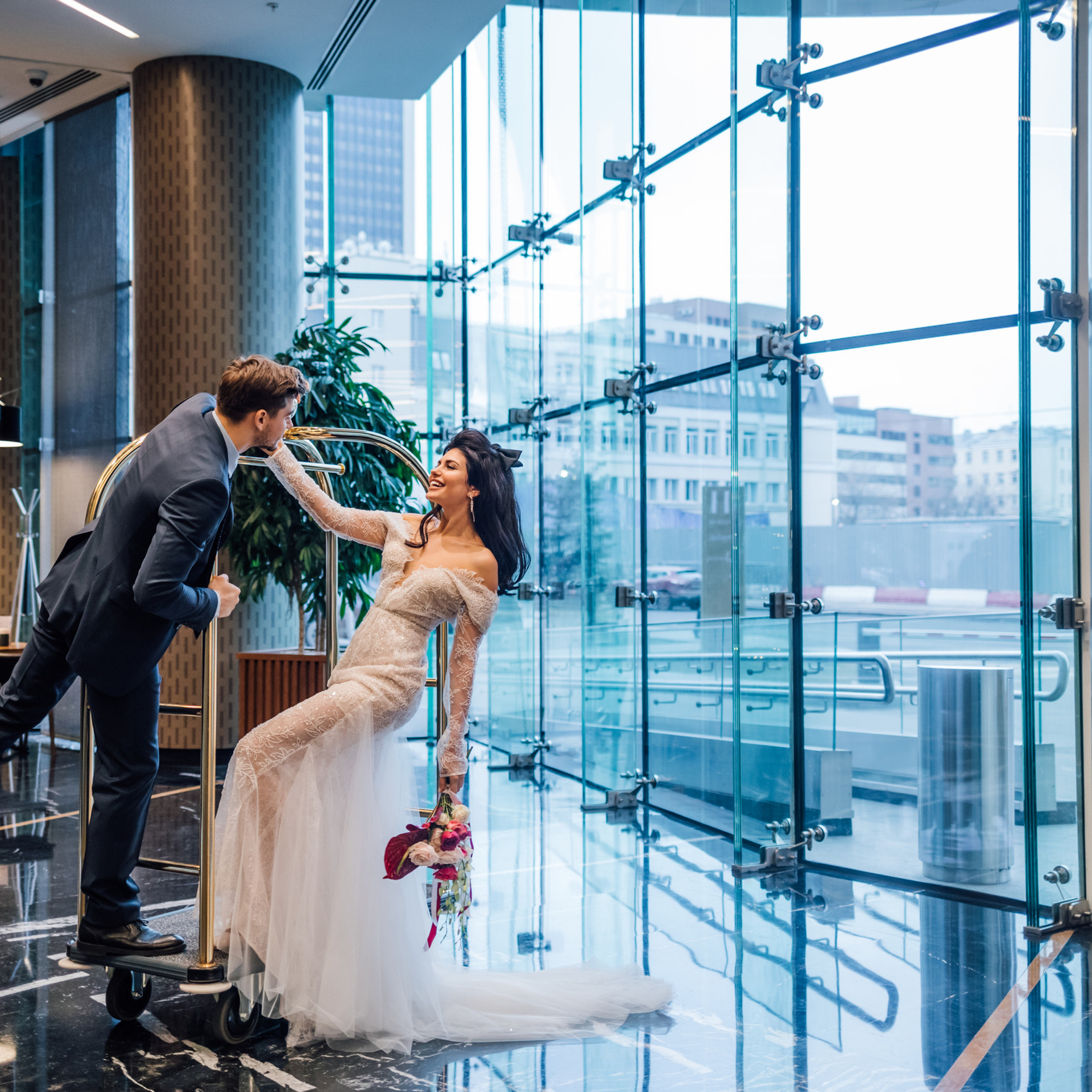 Тая и Сергей. Radisson Blu Olympiyskiy