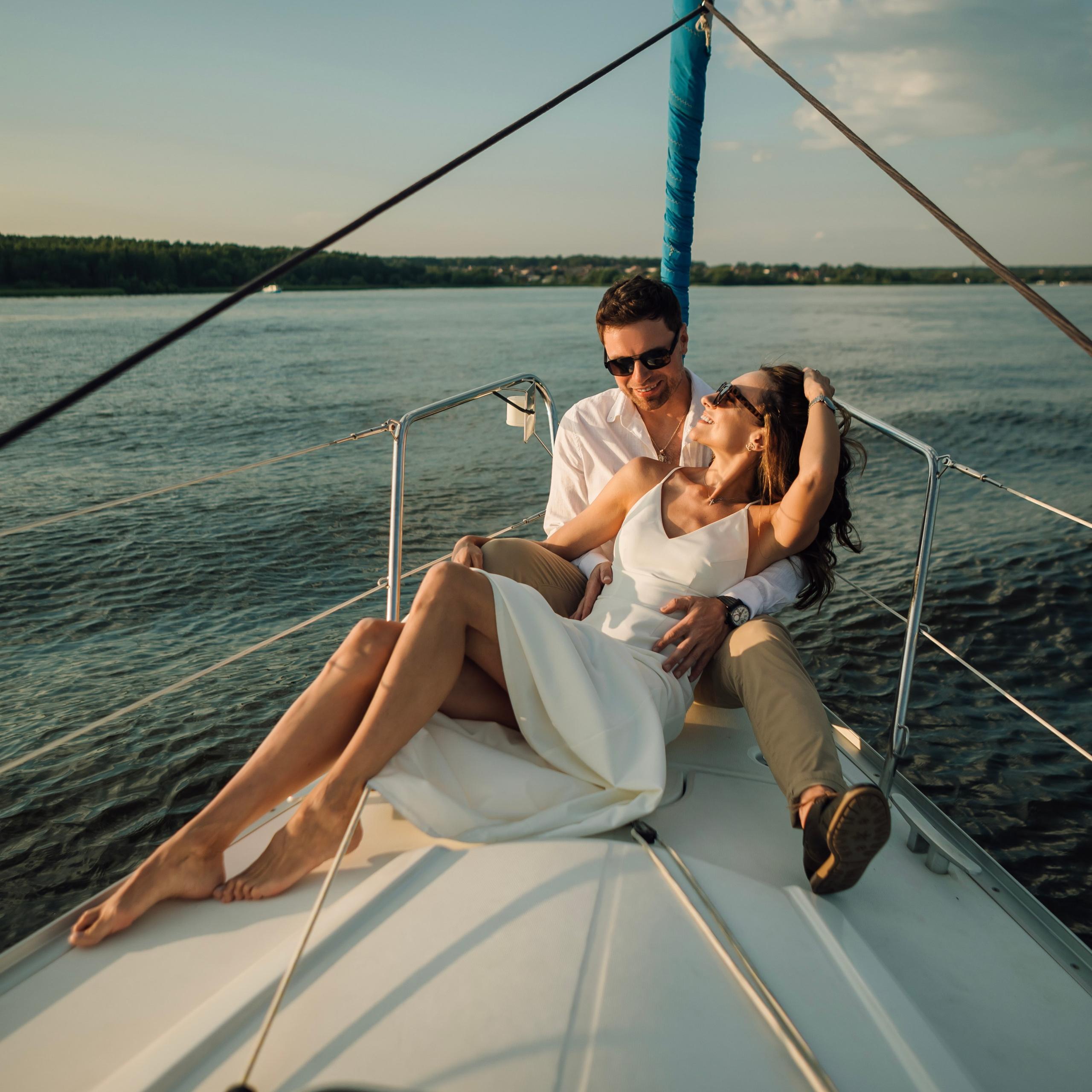 Марина и Сергей, свадьба на яхте