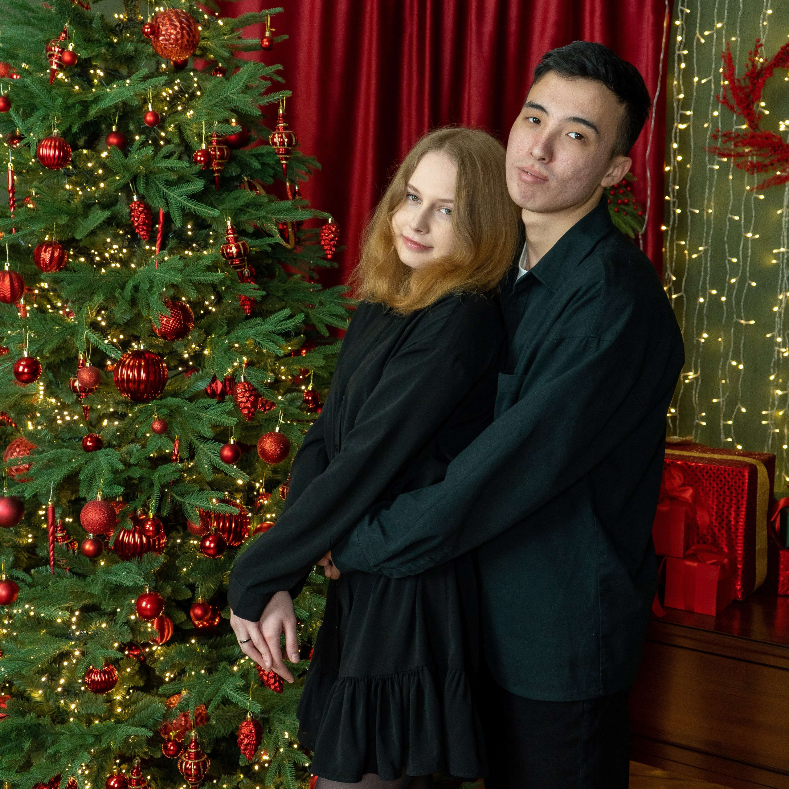 Новогодняя фотосессия Love Story в Воронеже