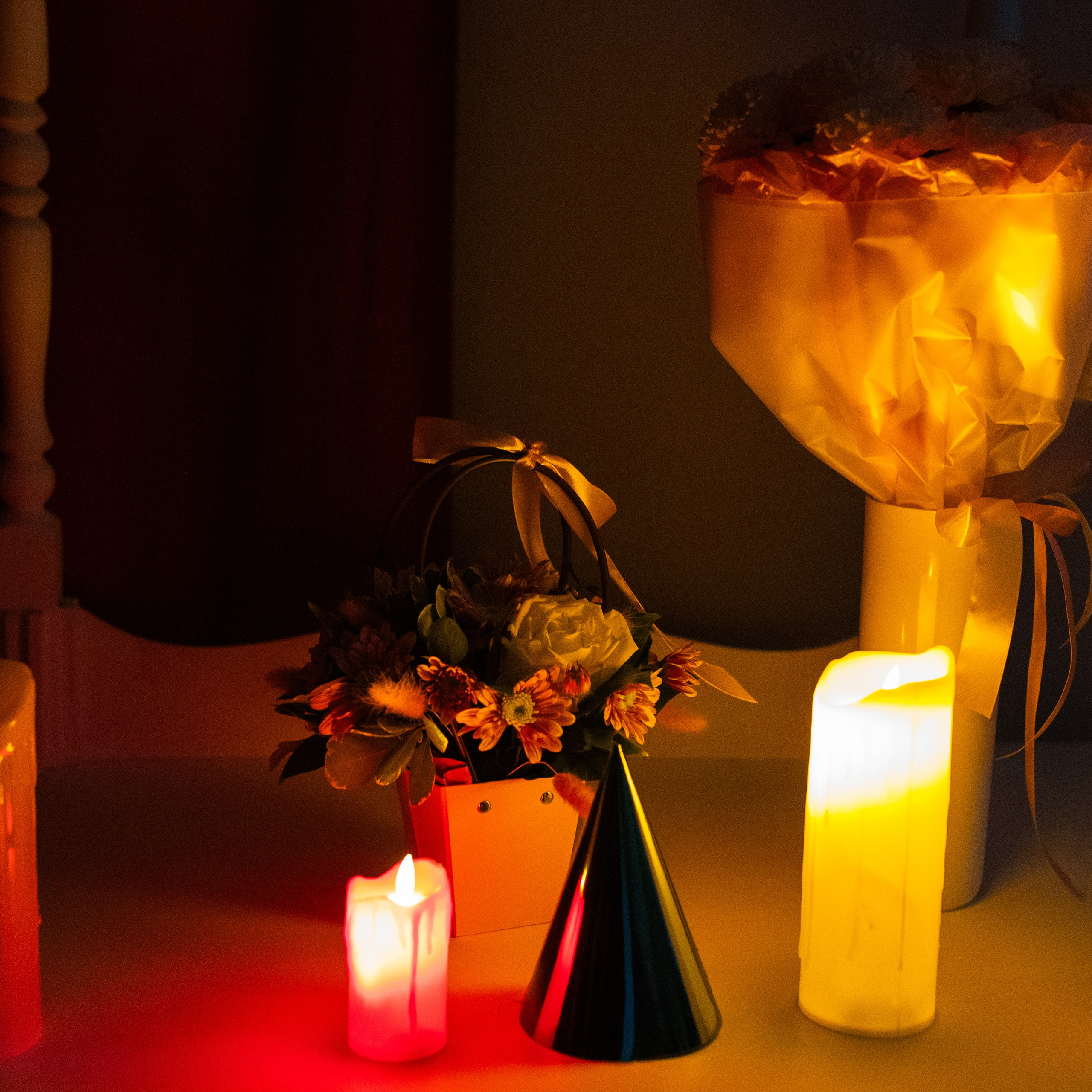 Гринч или как выключили свет в лофте вечером) атмосферные фото детского праздника со свечами и фонариками