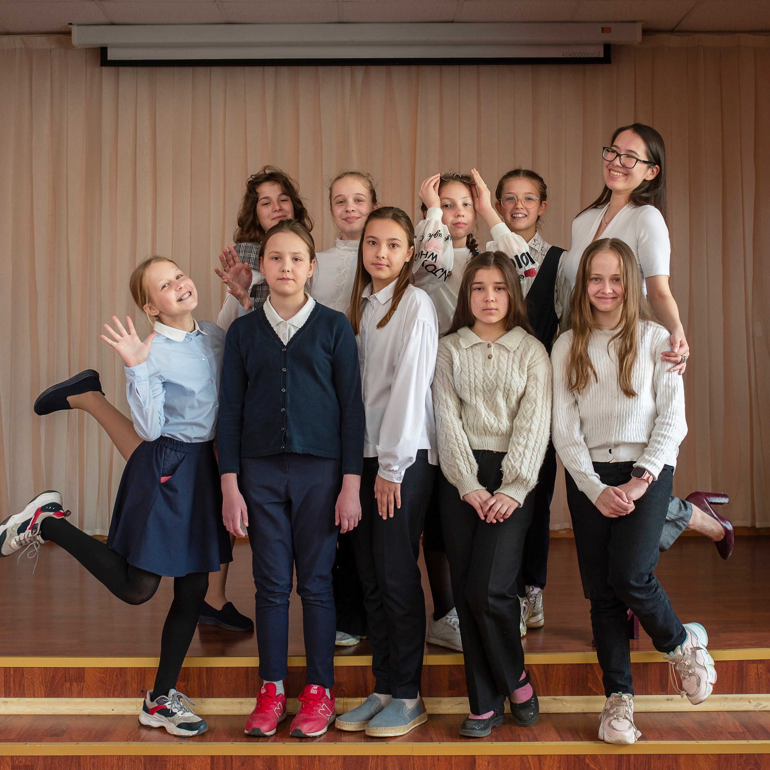 Фото портреты в средней школе