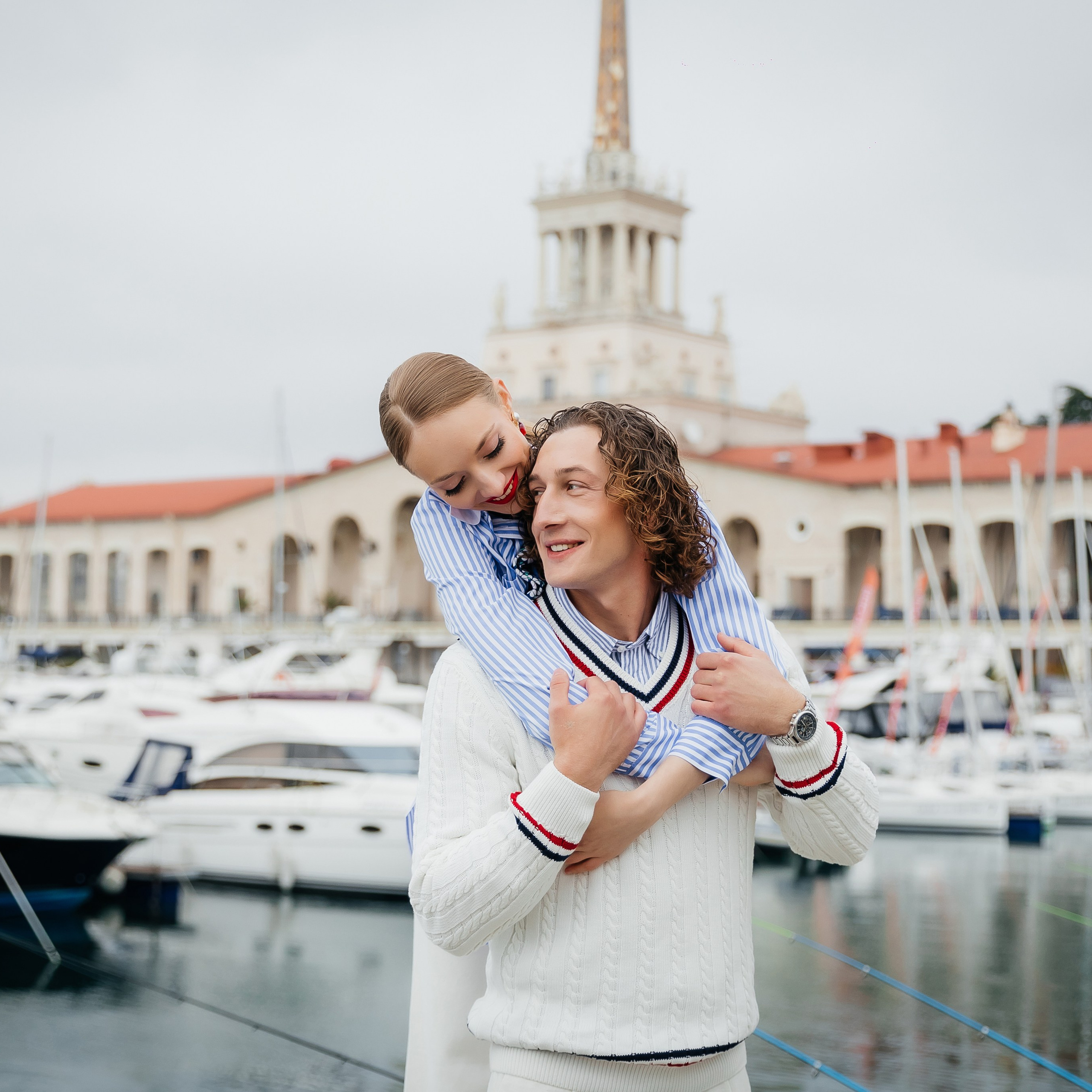 В морском порту