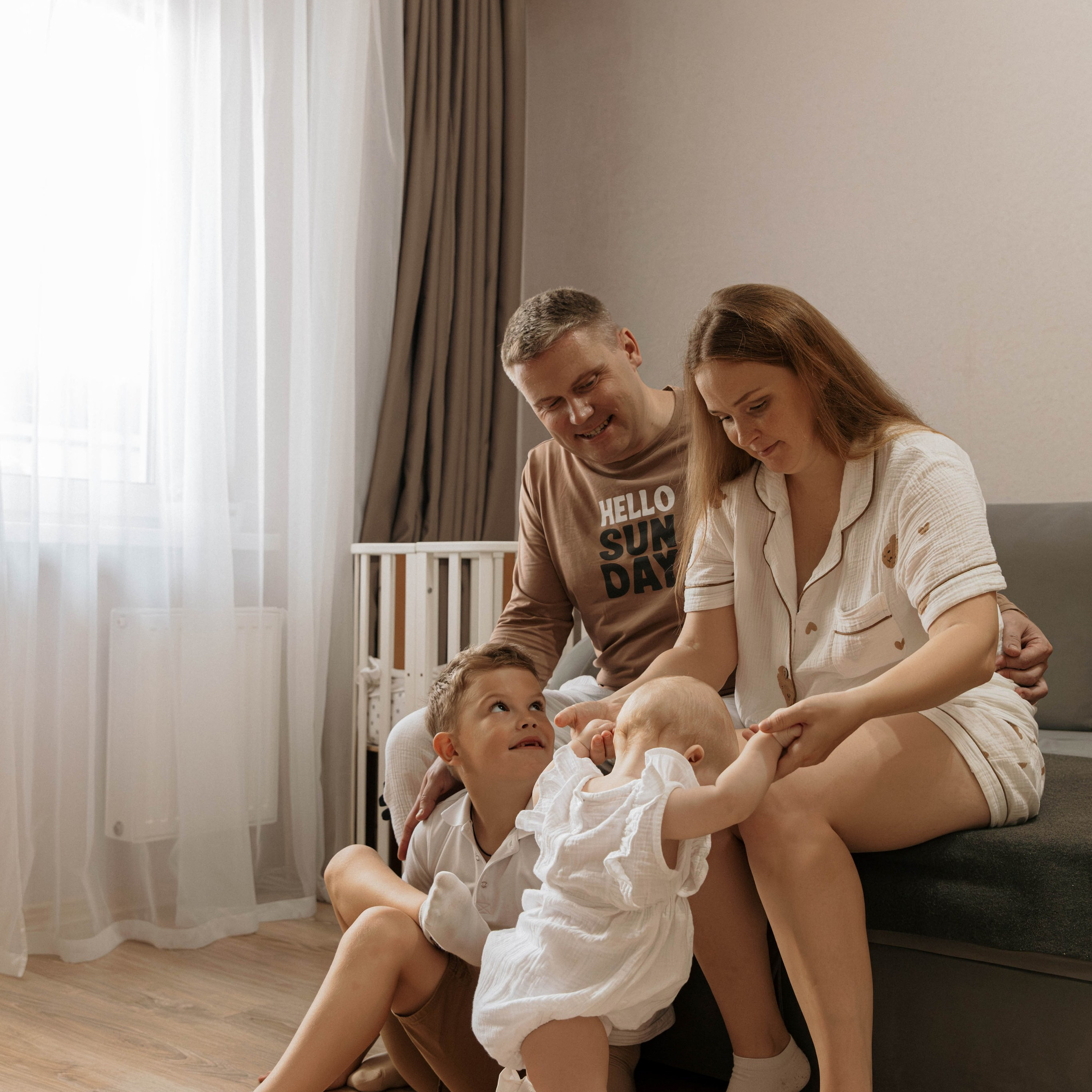 Елена, Владимир, Кирилл и Аня