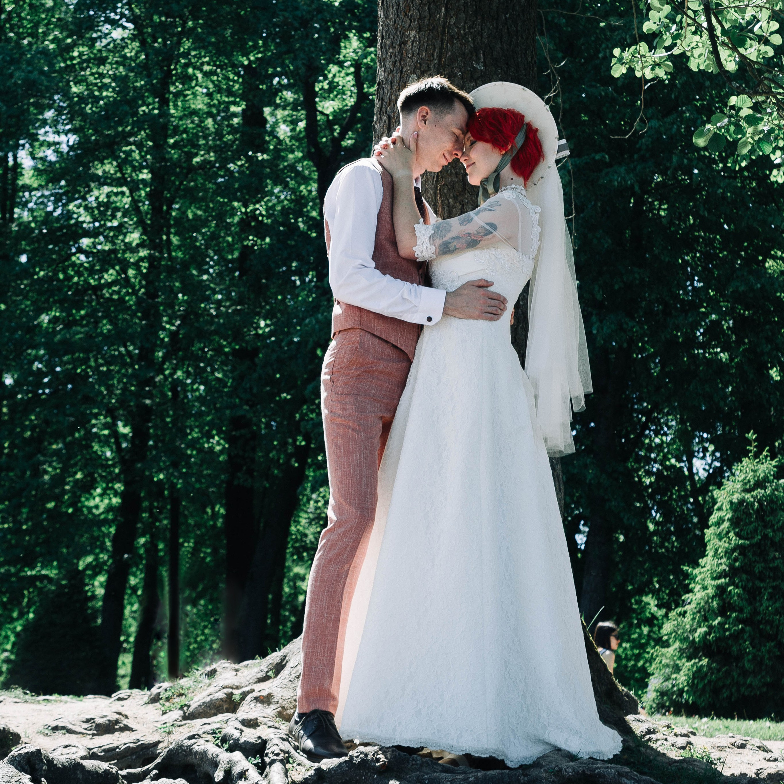 Александра & Семён. Свадебная съёмка в Петергофе.