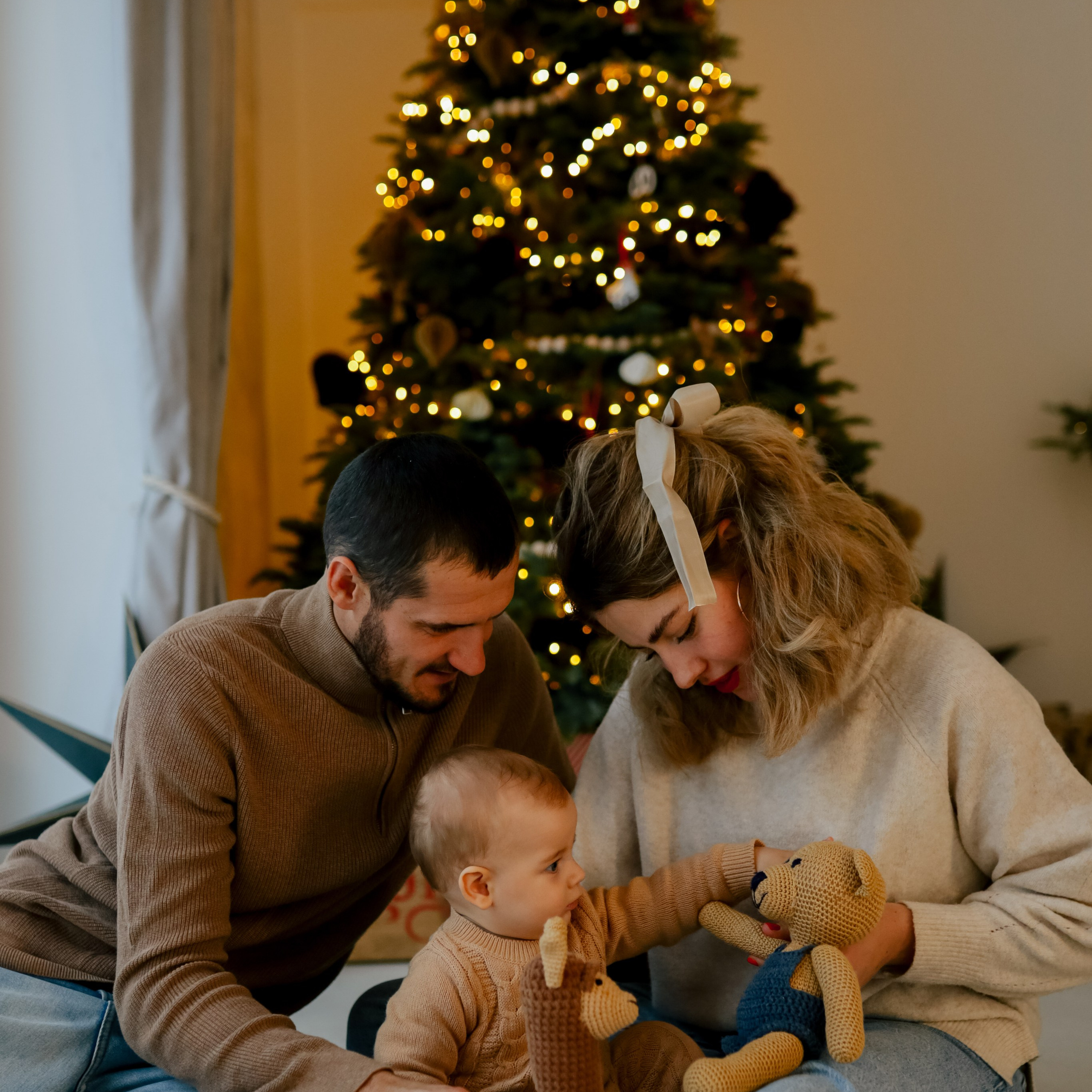 Теплое семейное новогоднее