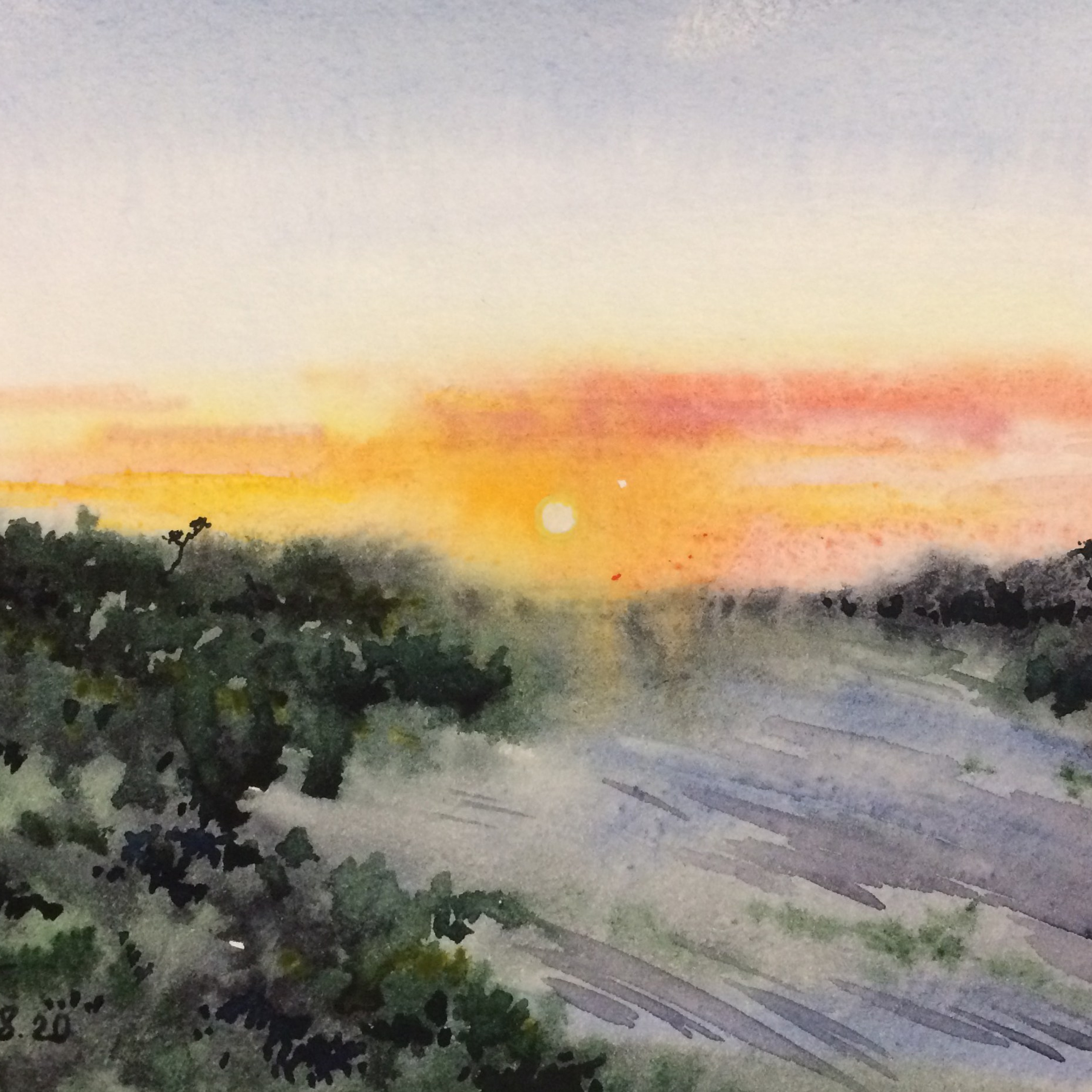 Акварель. Прекраснова. Prekrasnova