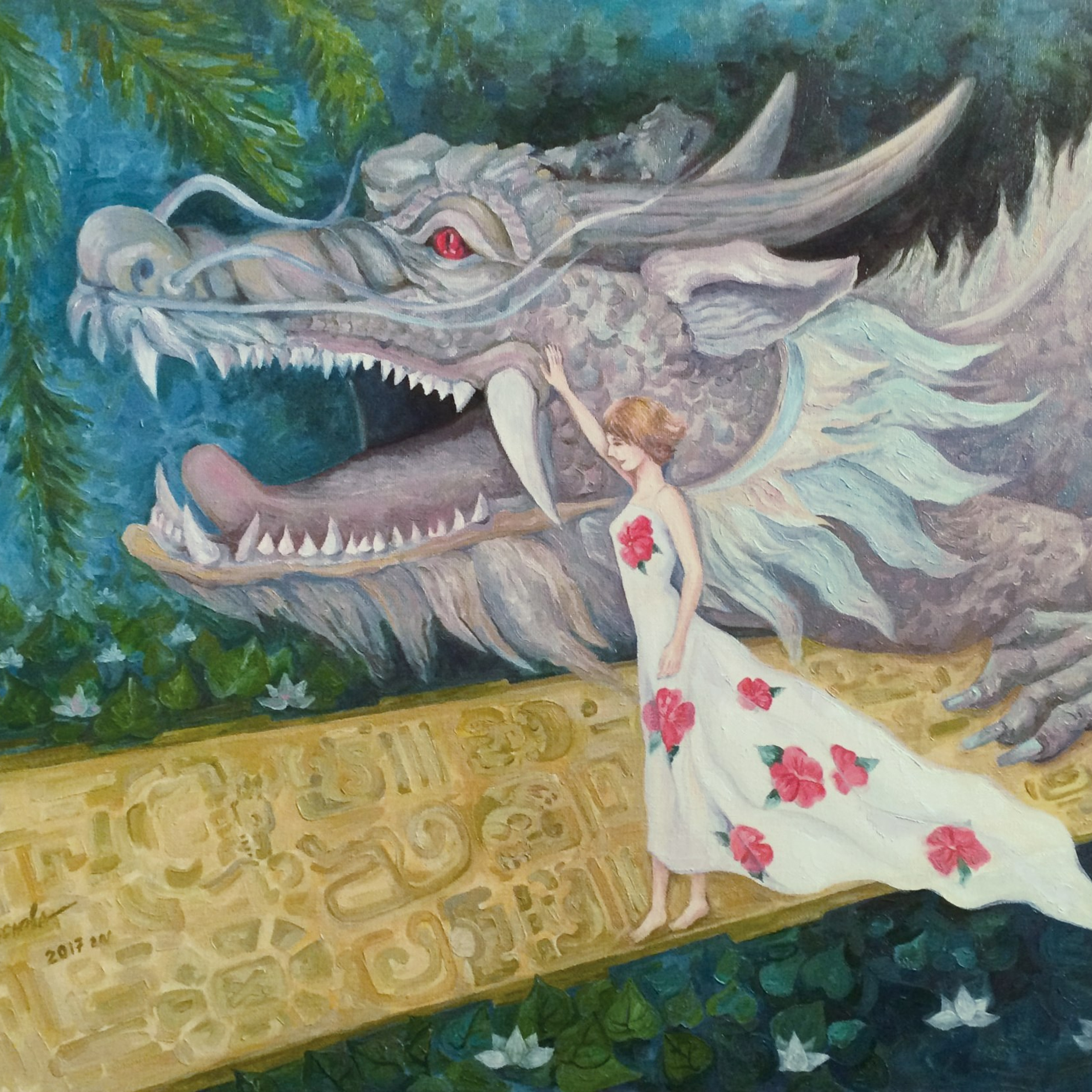 «Начало пути». Масло, 60х50 см., 2017. Оригинал не сохранился