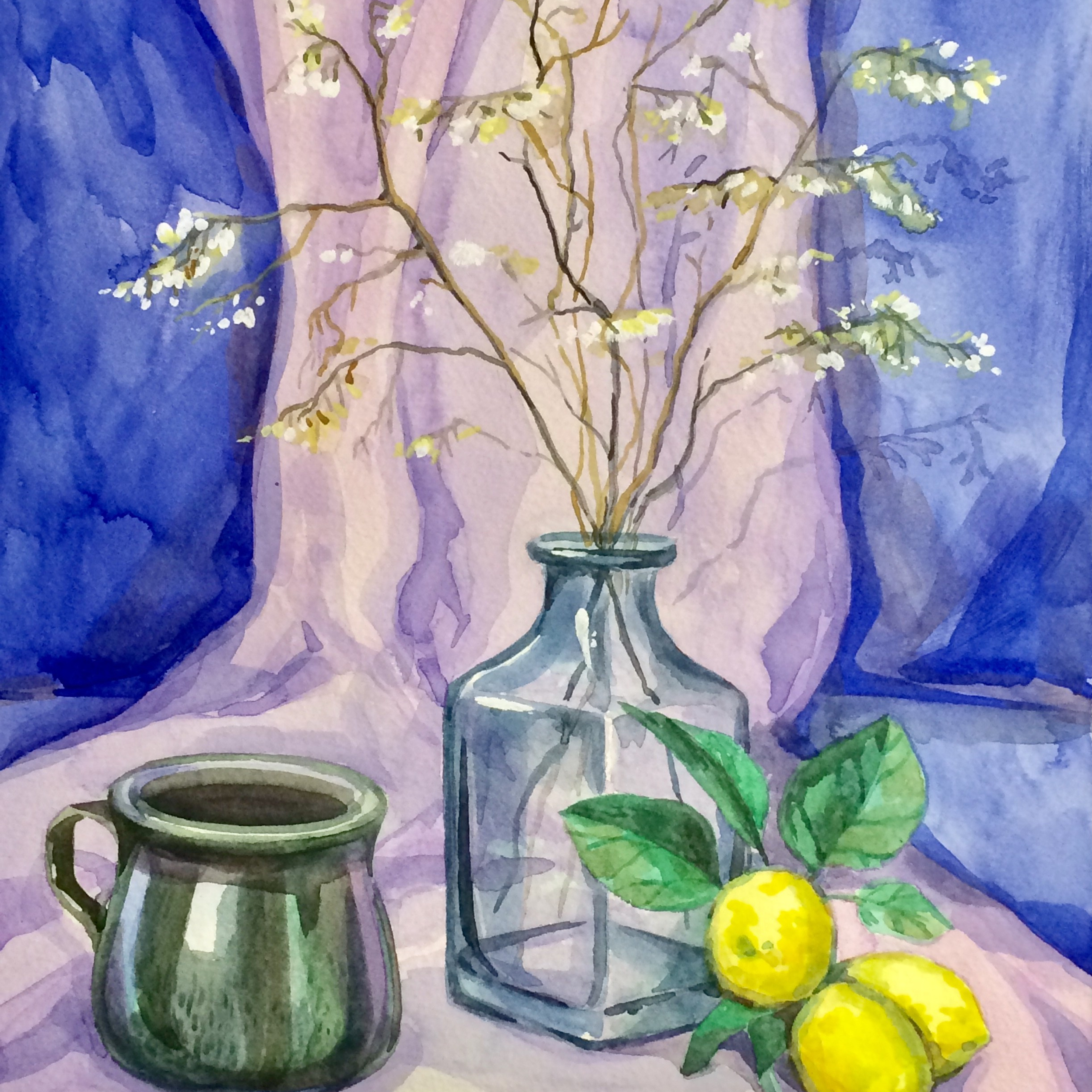 «Учебный». Акварель, 21х29,7 см., 2021. Оригинал не сохранился