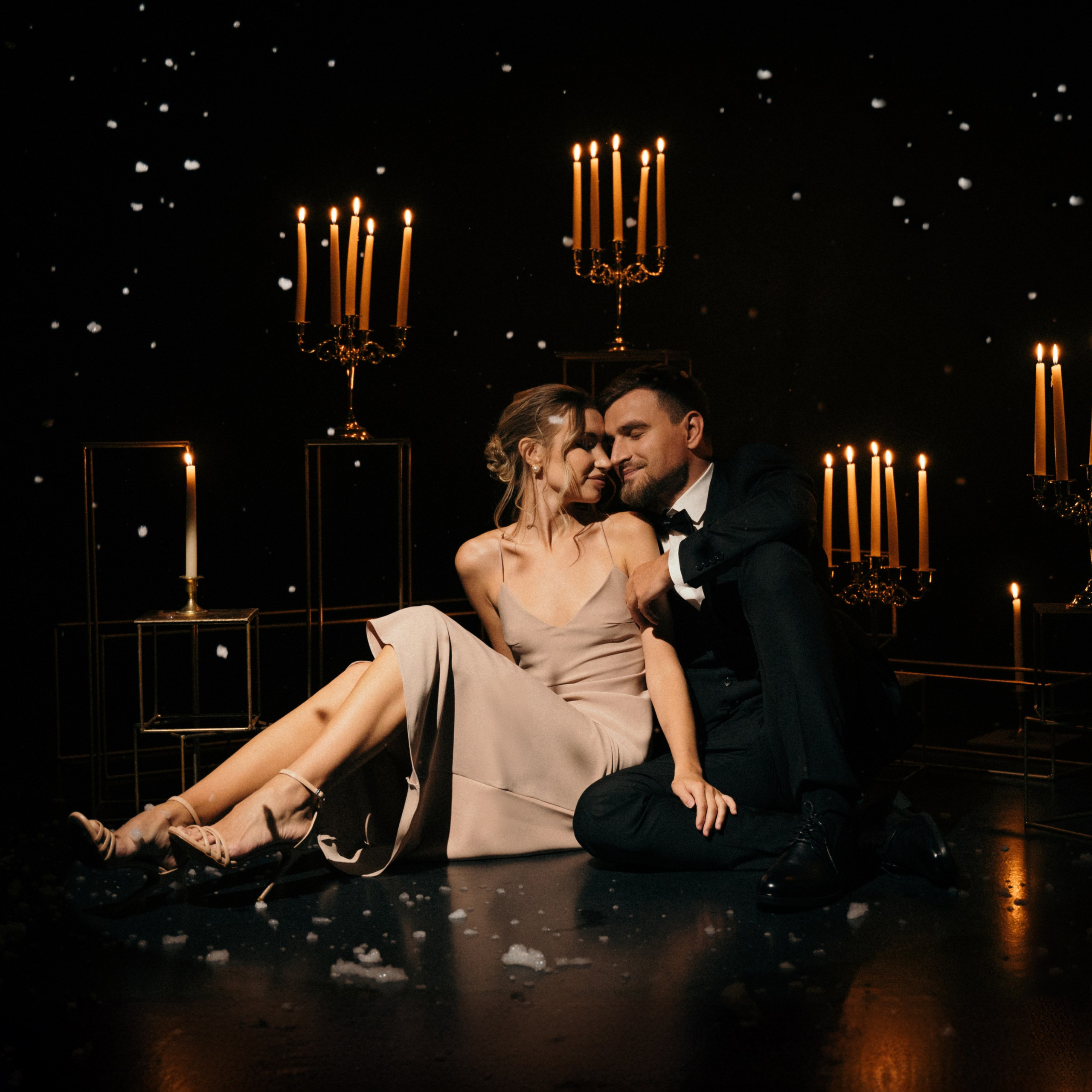 Снег. Свечи. Романтика