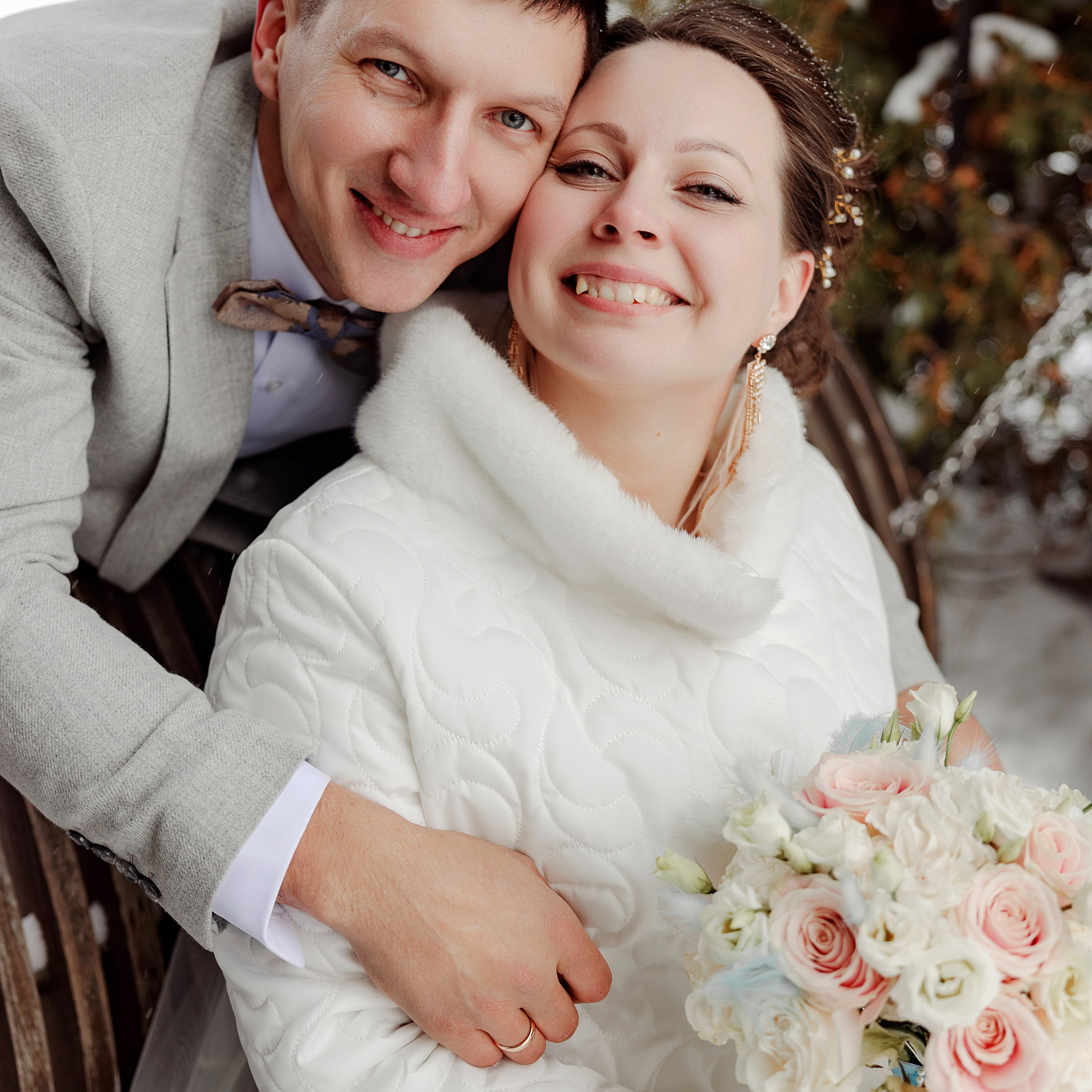 зимняя свадьба Петергоф