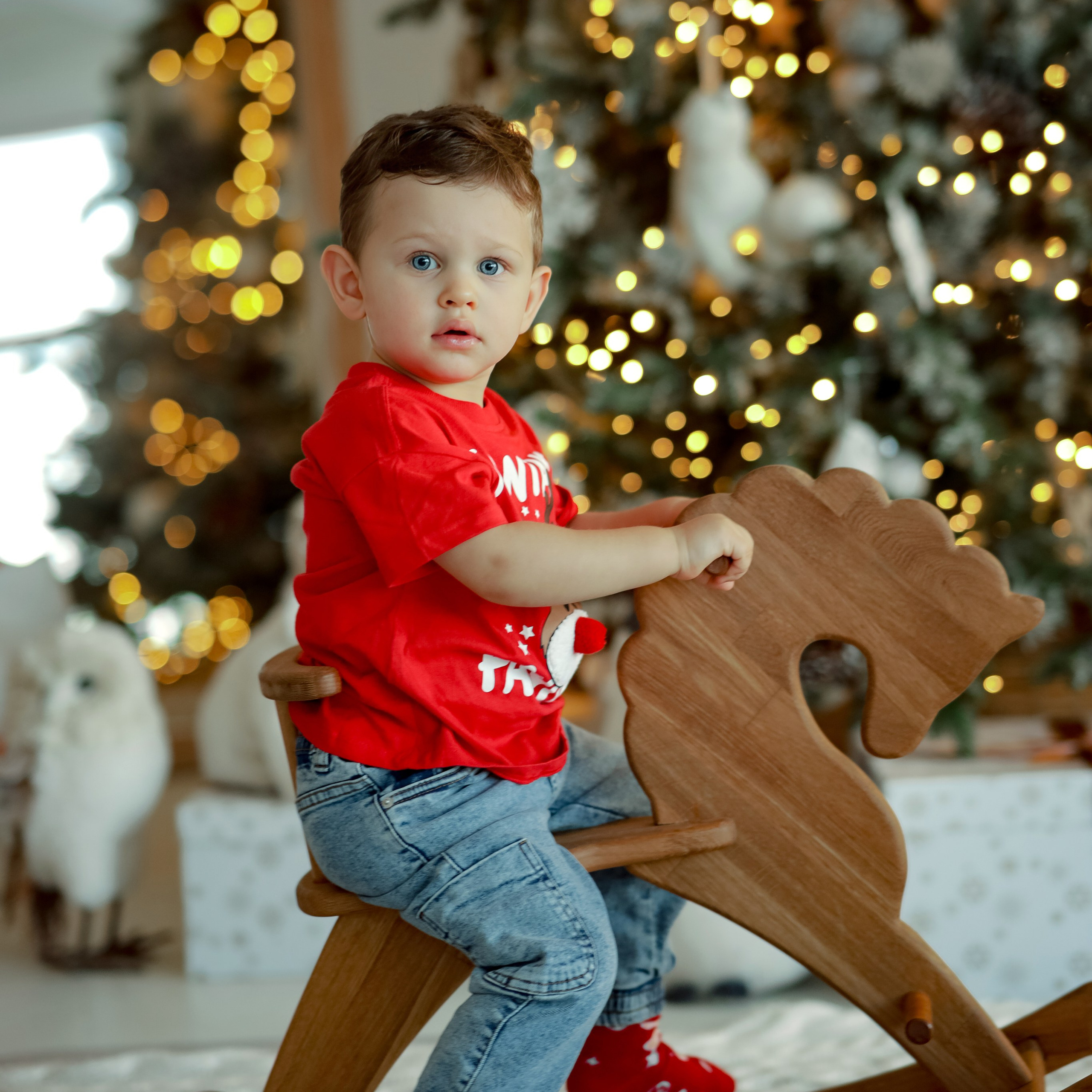 яркий Новый год в семье Льва