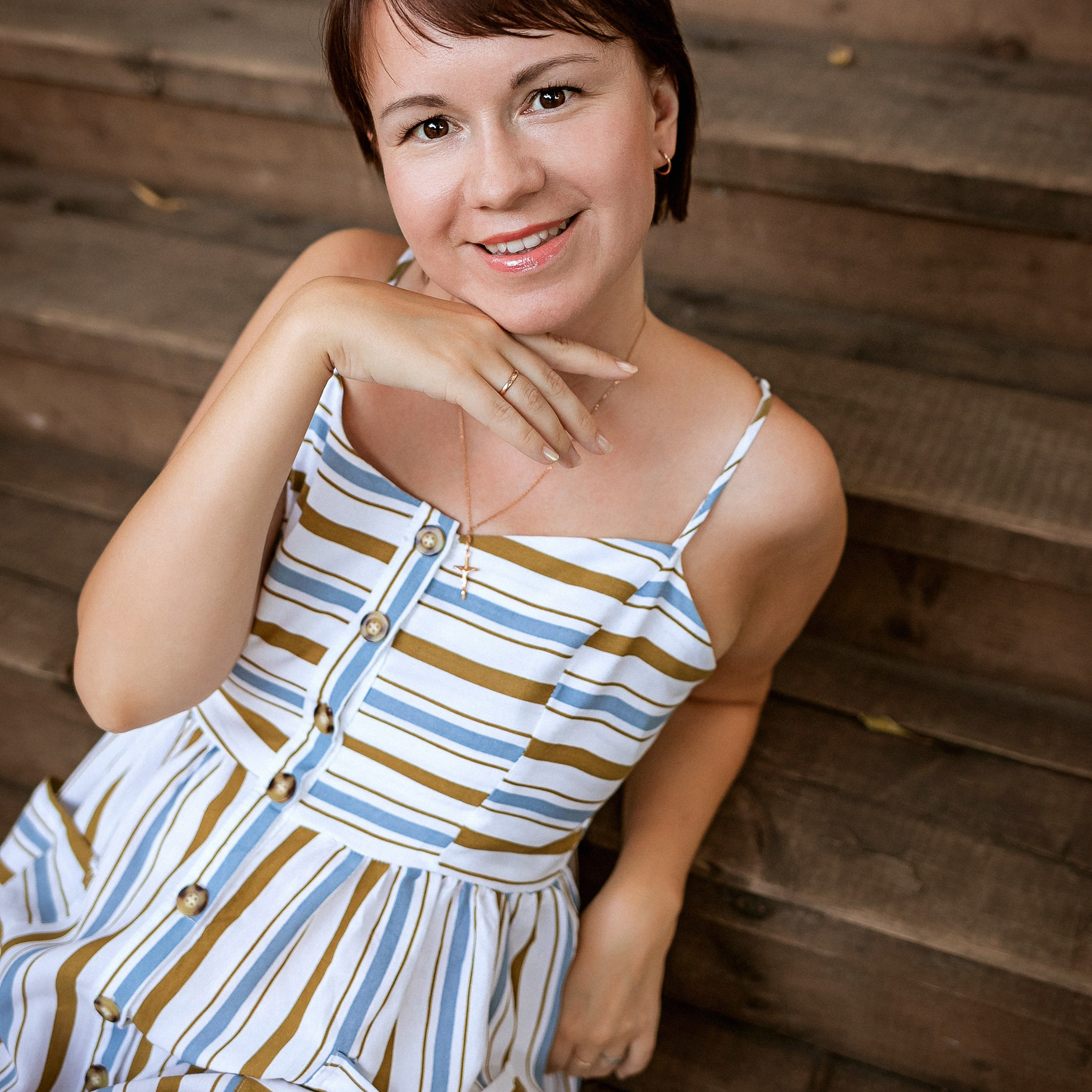 Надя с семьёй в парке. Семейный фотограф Пермь Тимофеева Ольга