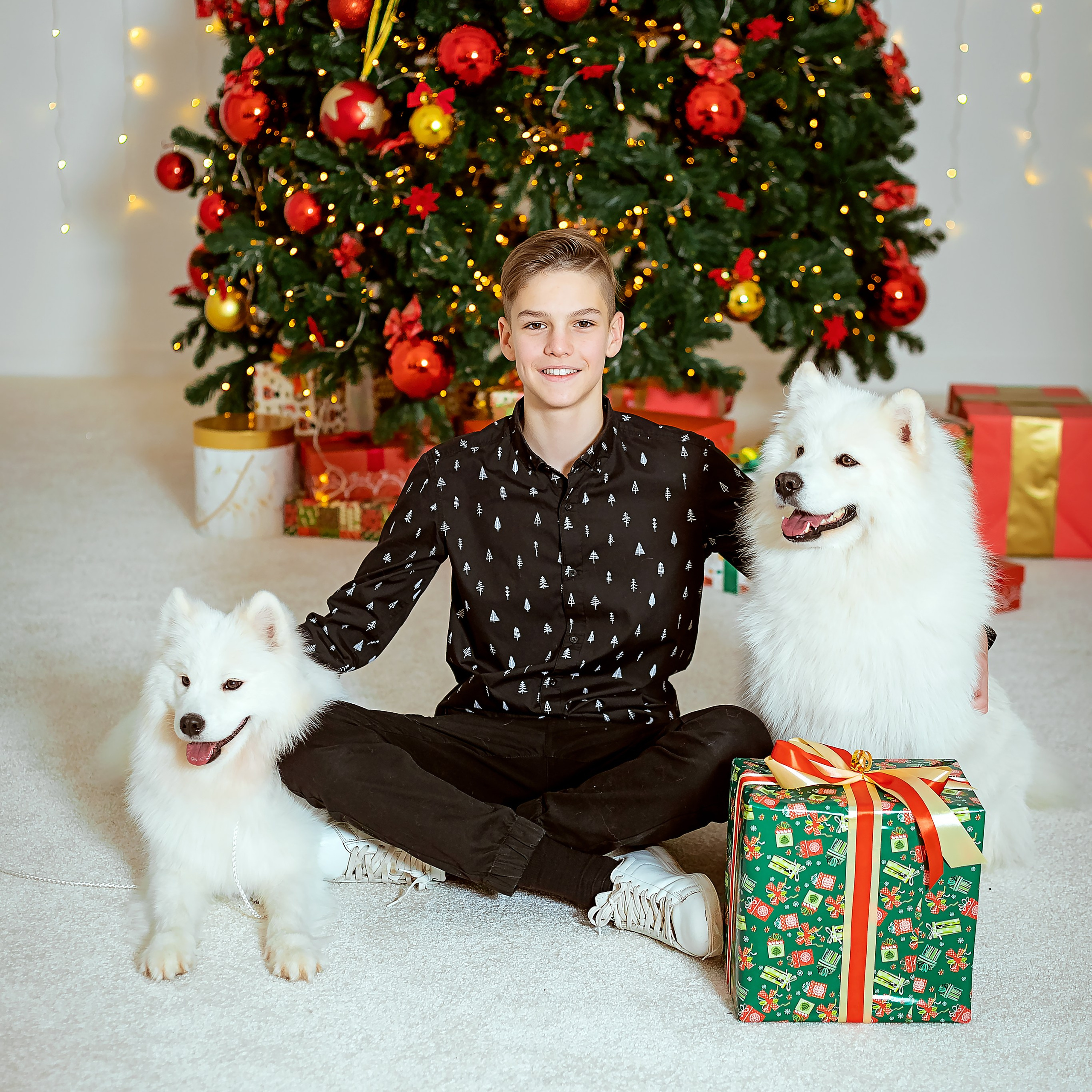 Татьяна с семьёй и собачки. Семейный фотограф Пермь Тимофеева Ольга