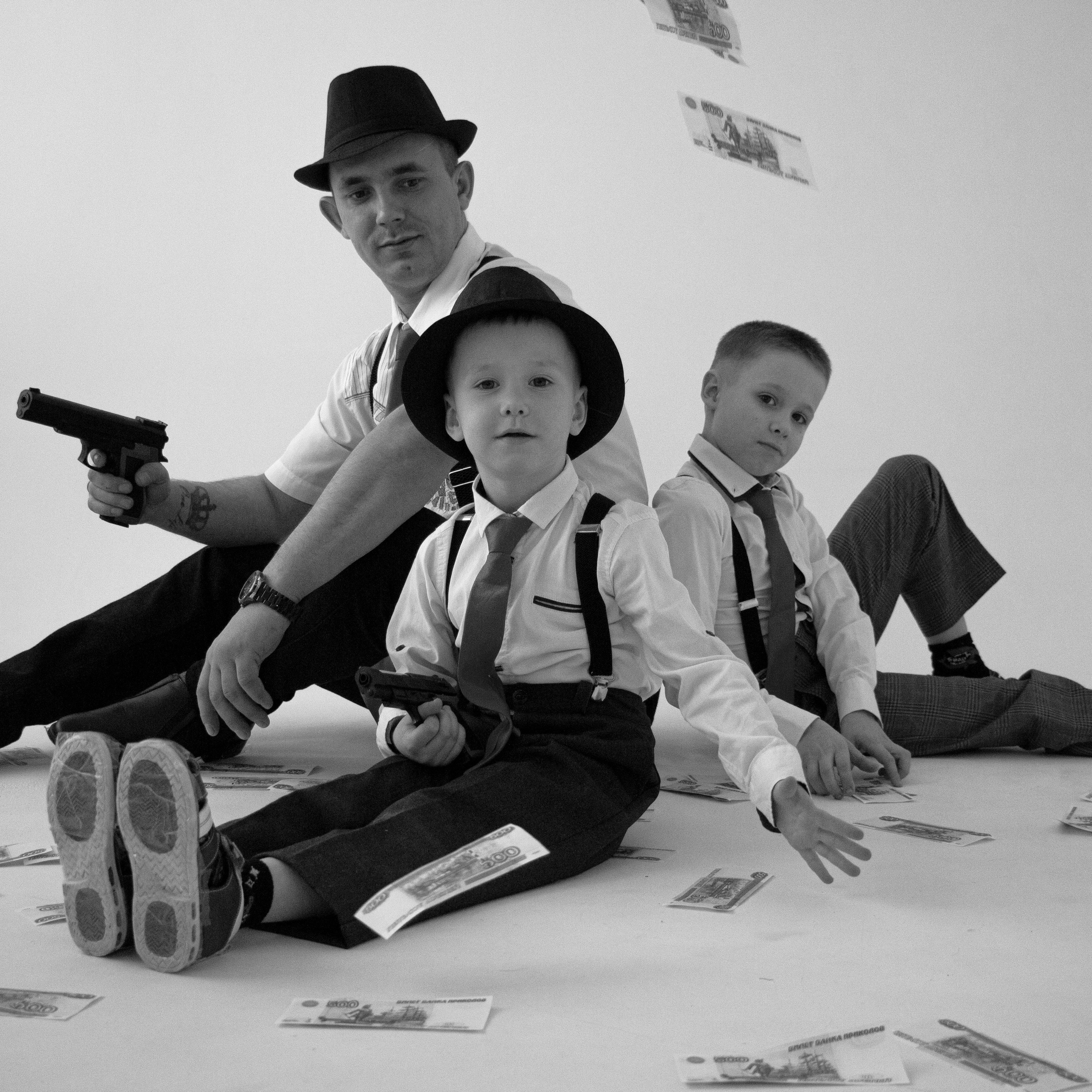 Семейная в стиле гангстеров