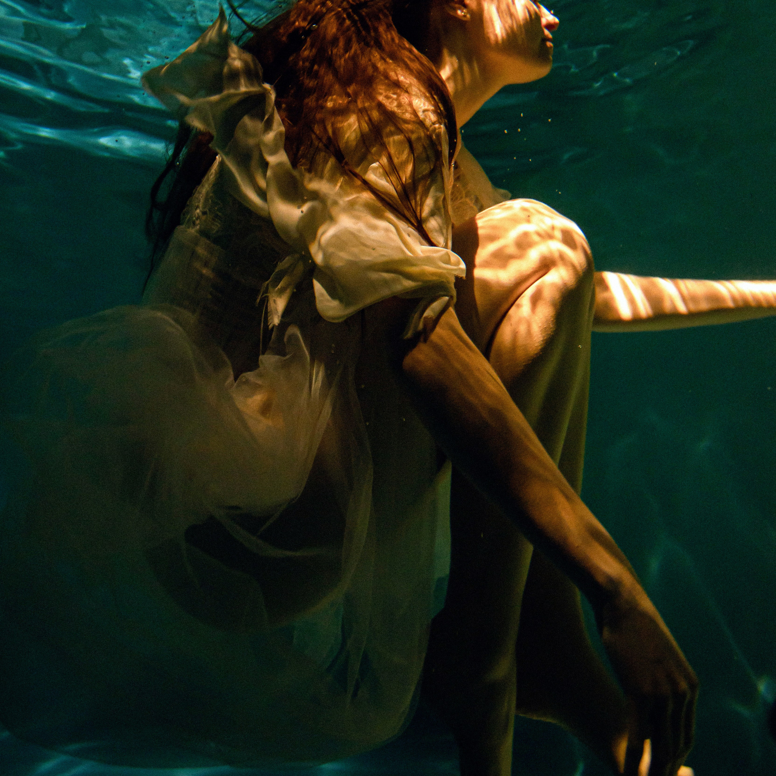 Юля. Под водой.