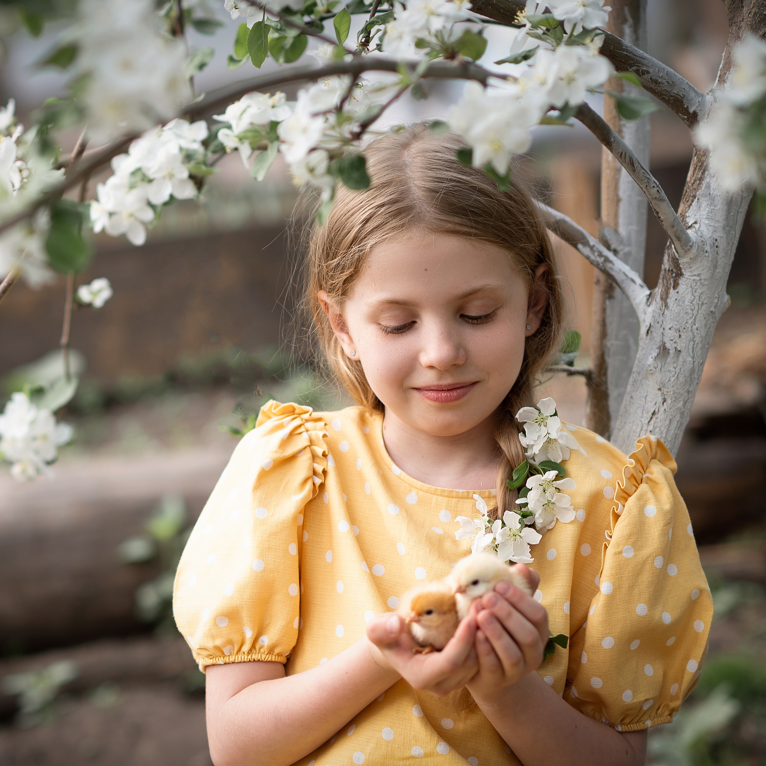 Дарина в гостях у бабушки